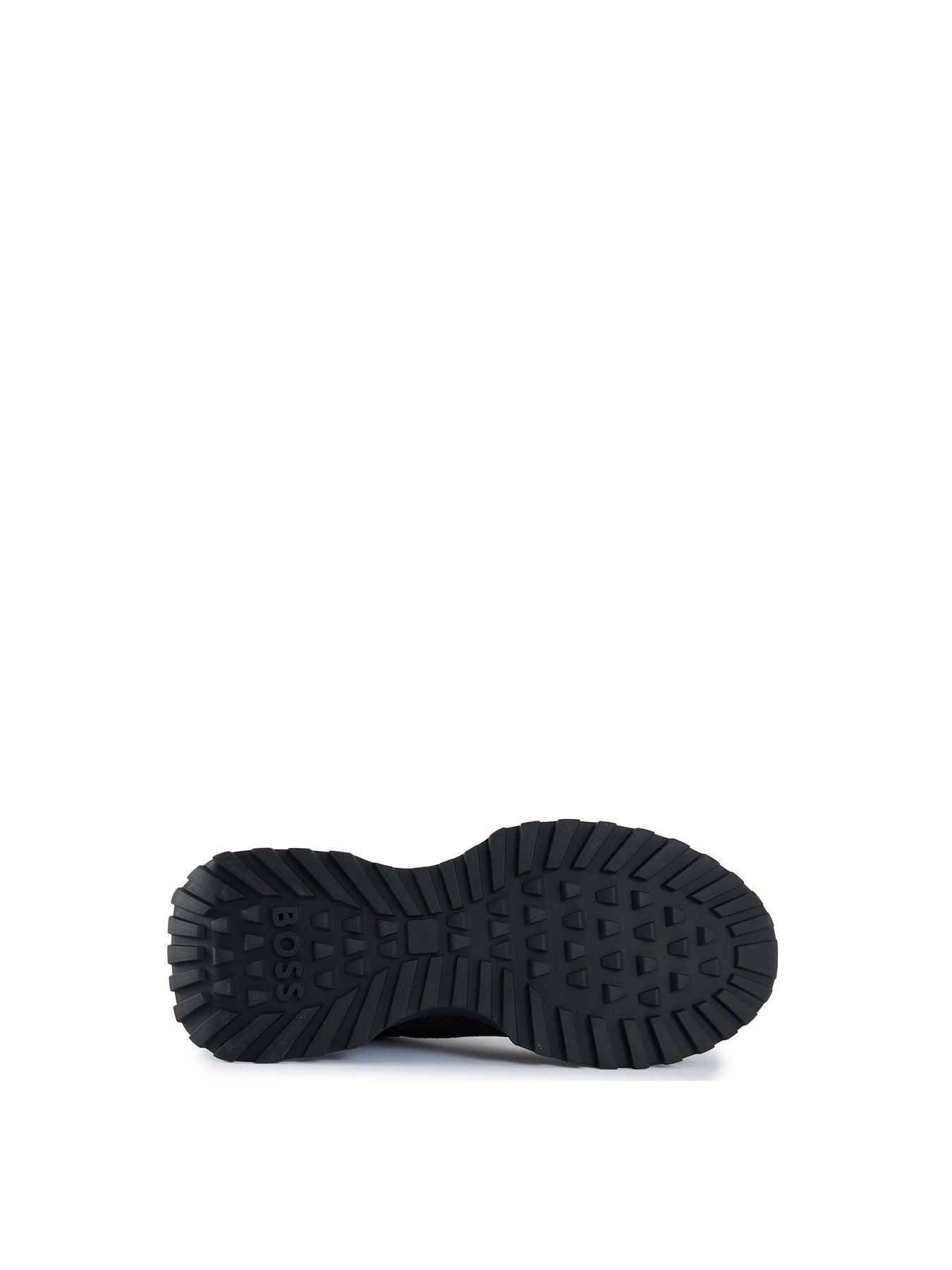 Mens BOSS Jonah Runn Meth Nylon Trainers Black