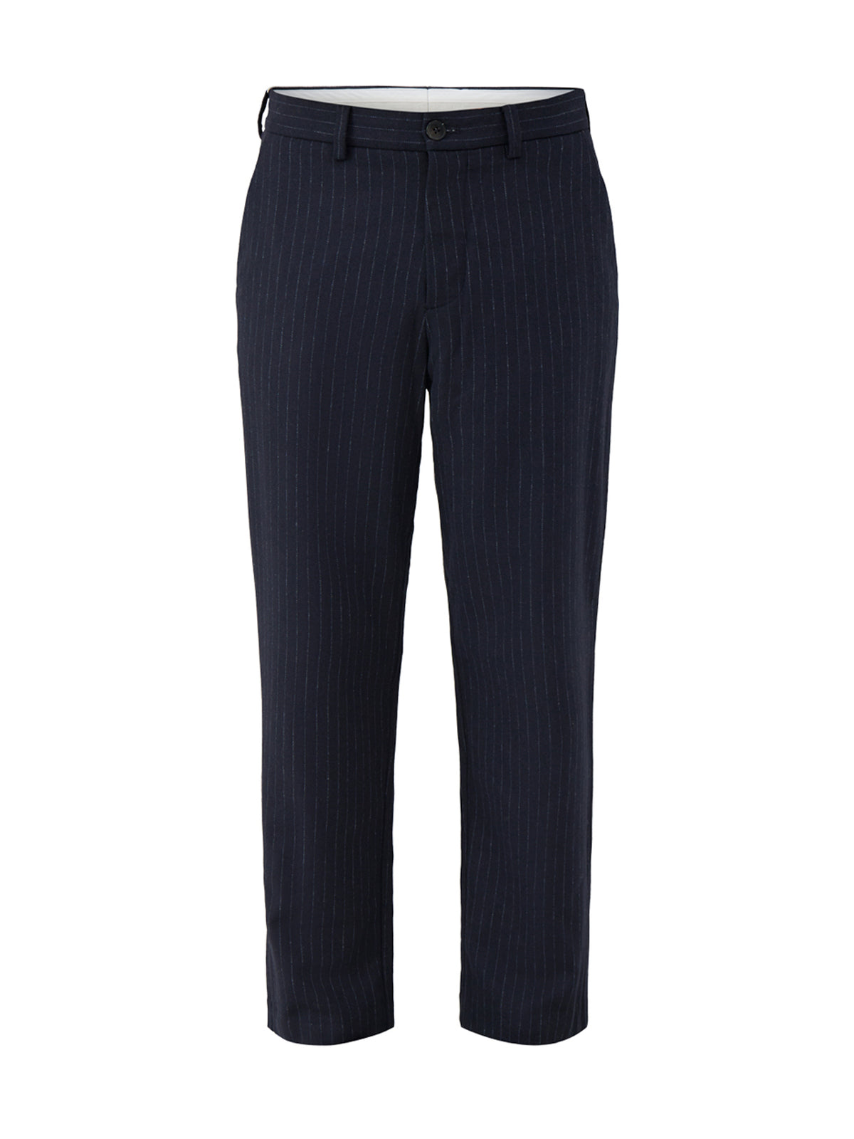 Loose Luke Wool-Blend Pinstripe Trousers
