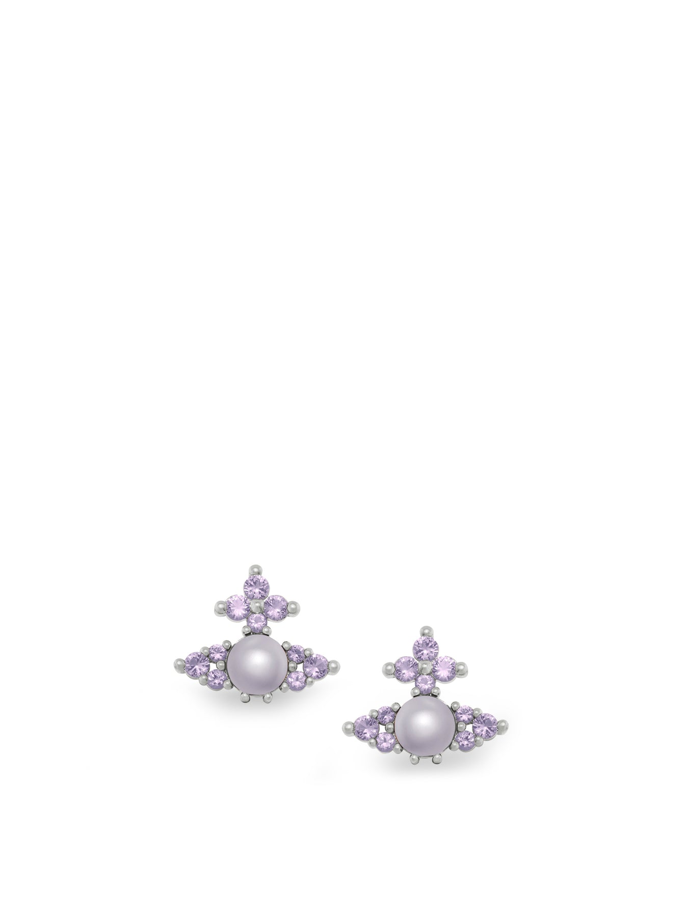 Feodora Stud Earrings Pearl Lilac