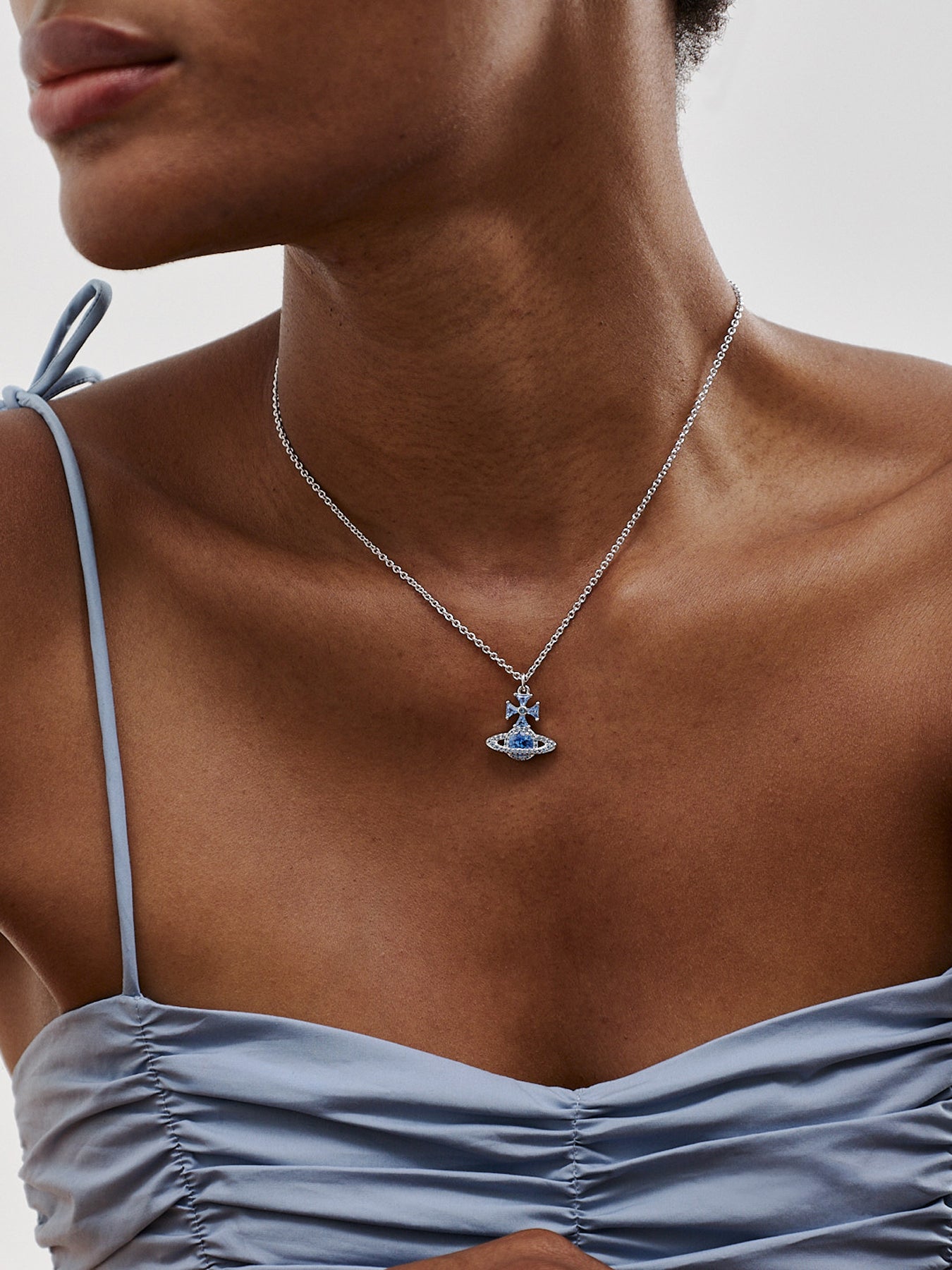 Mila Silver Pendant Necklace
