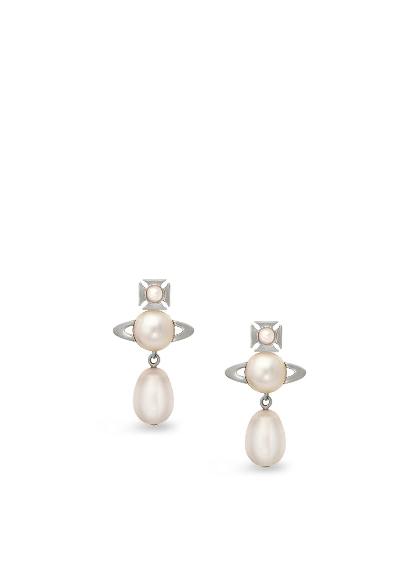 Inass Stud Earrings Silver