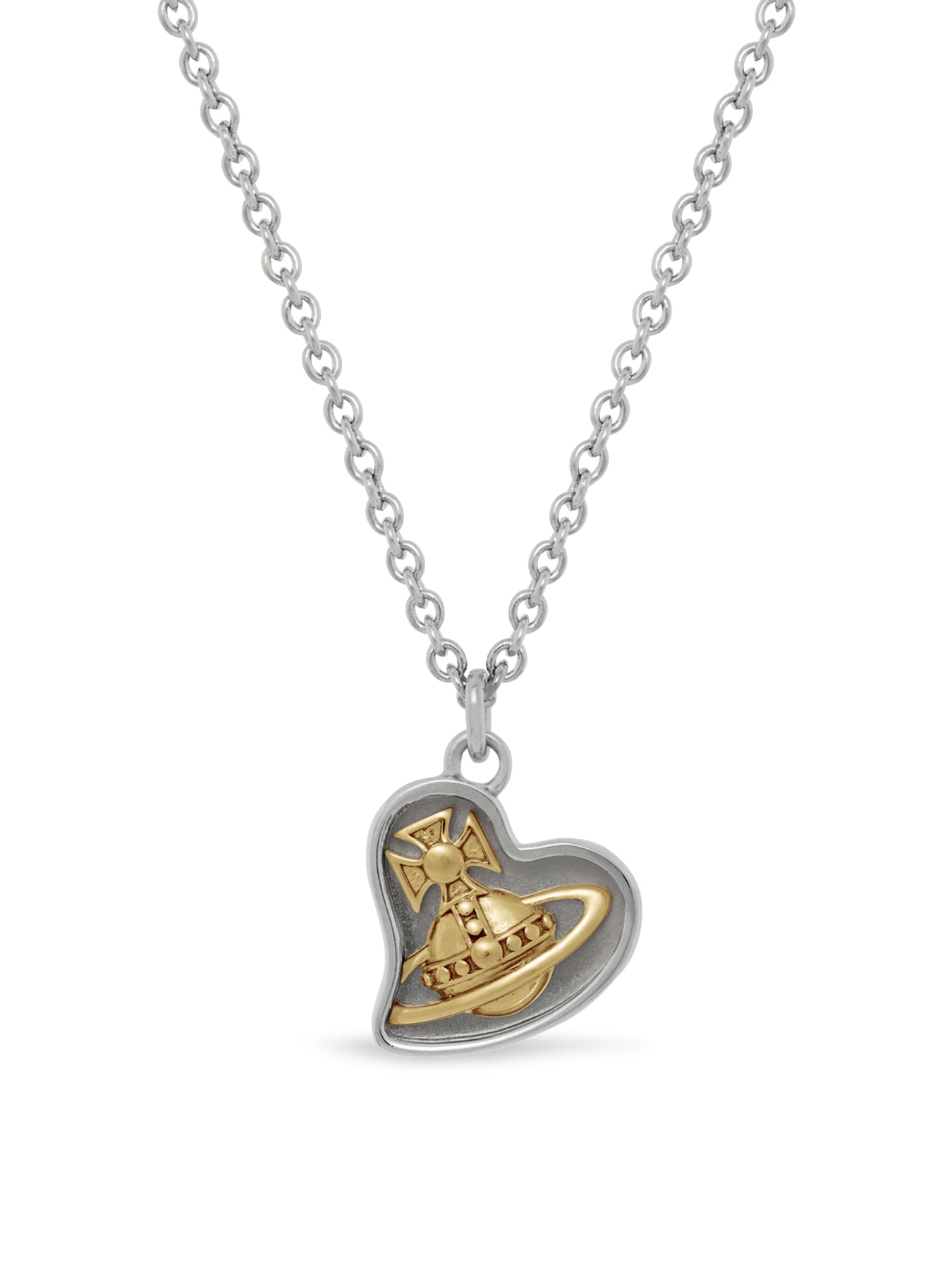 Faye Orb Pendant Necklace Silver