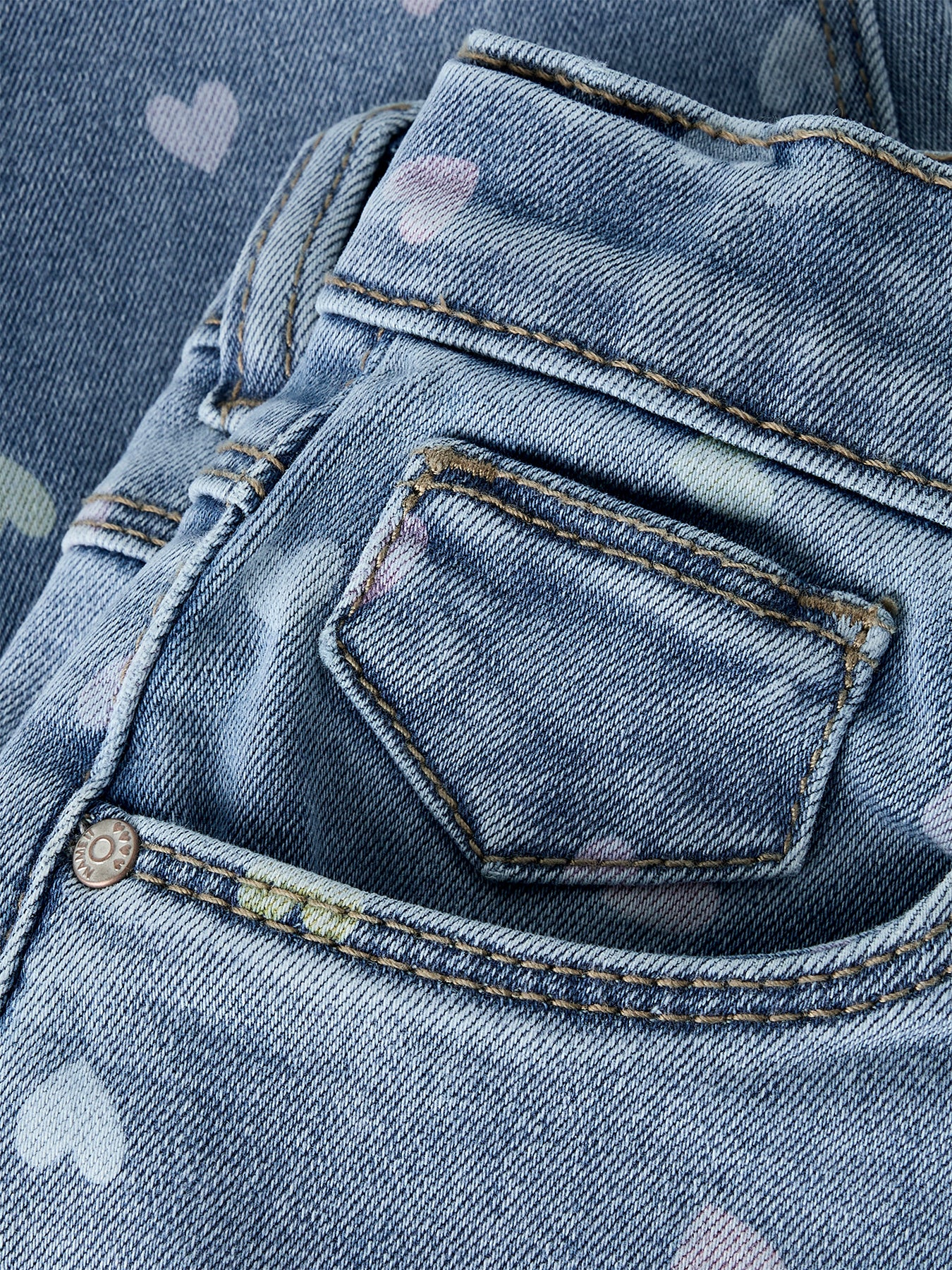 Kids' Bella Mom Fit Jeans Blue