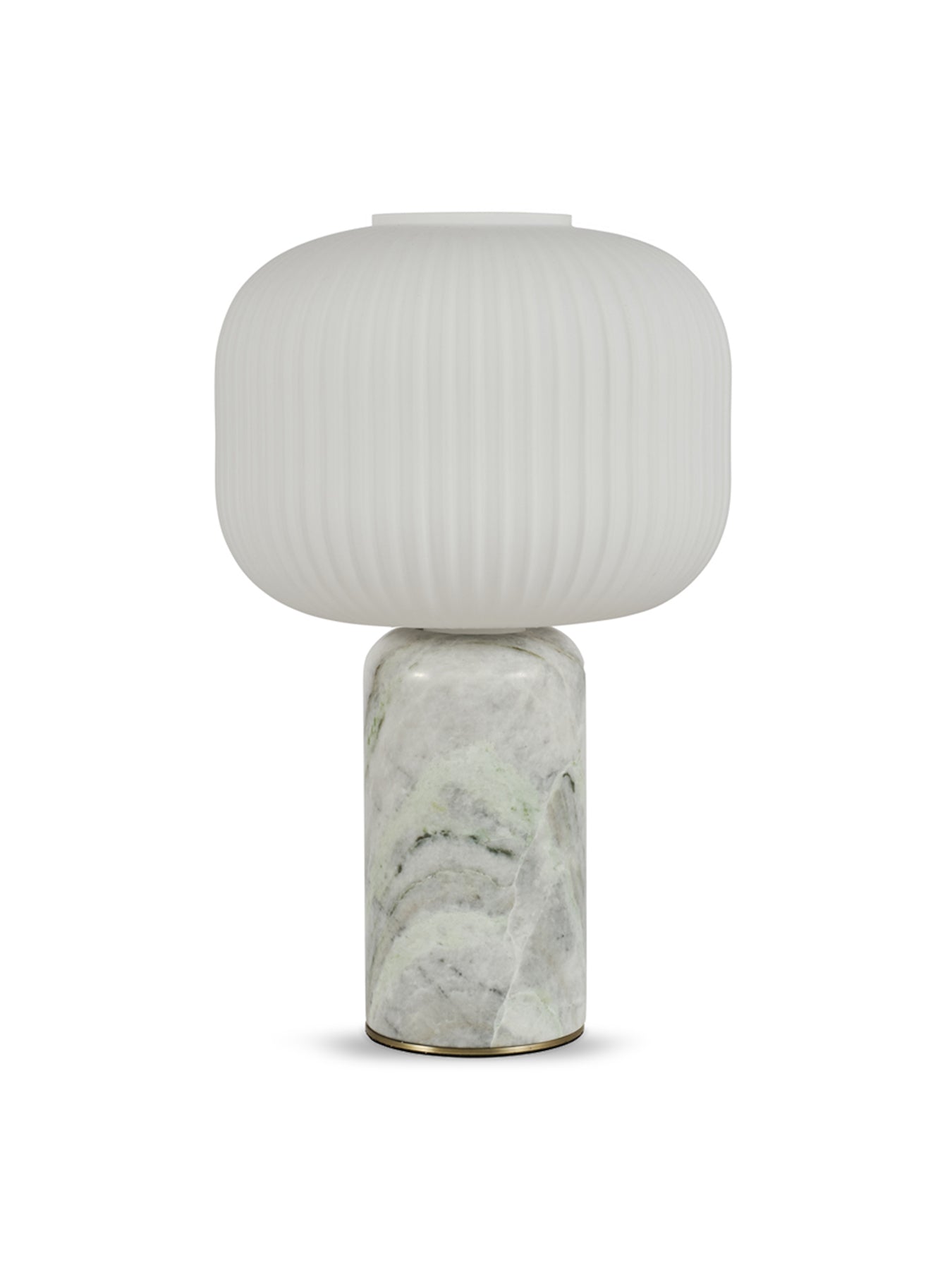 Opal Lantern Table Lamp Jadeite Marble