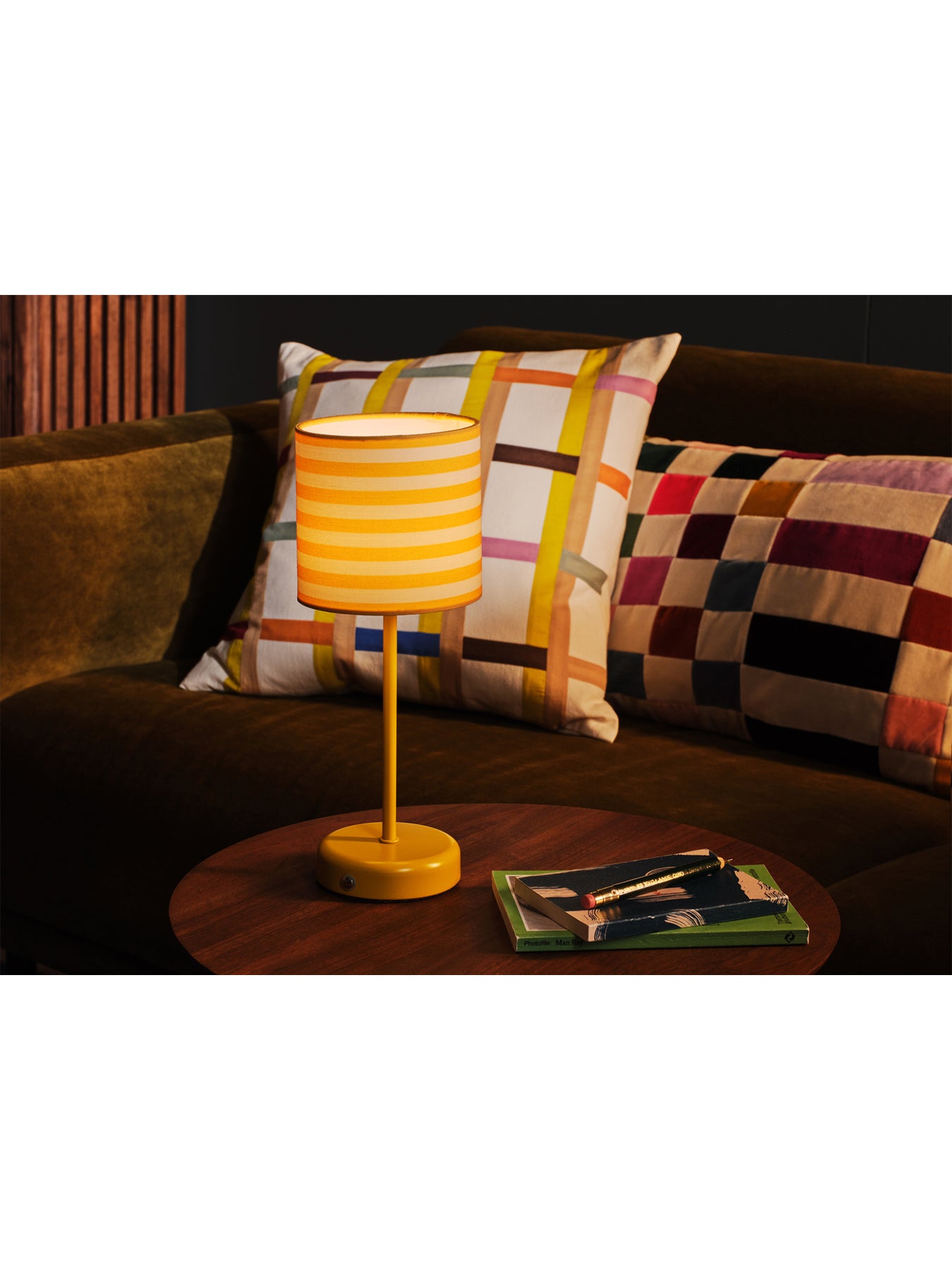 Raie LED Portable Table Lamp Yellow