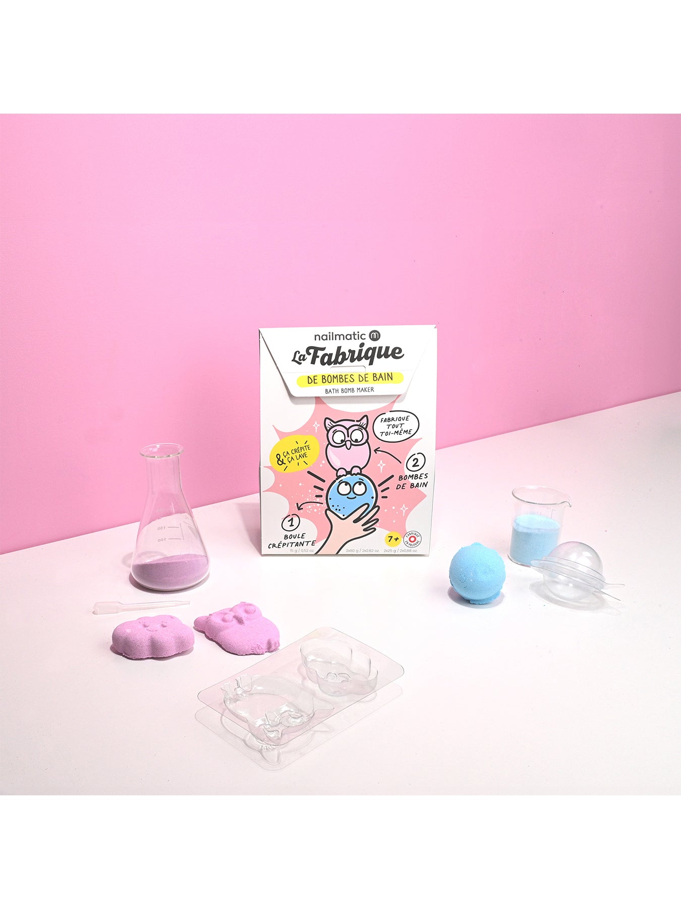 DIY Crackling Bath Bomb Set