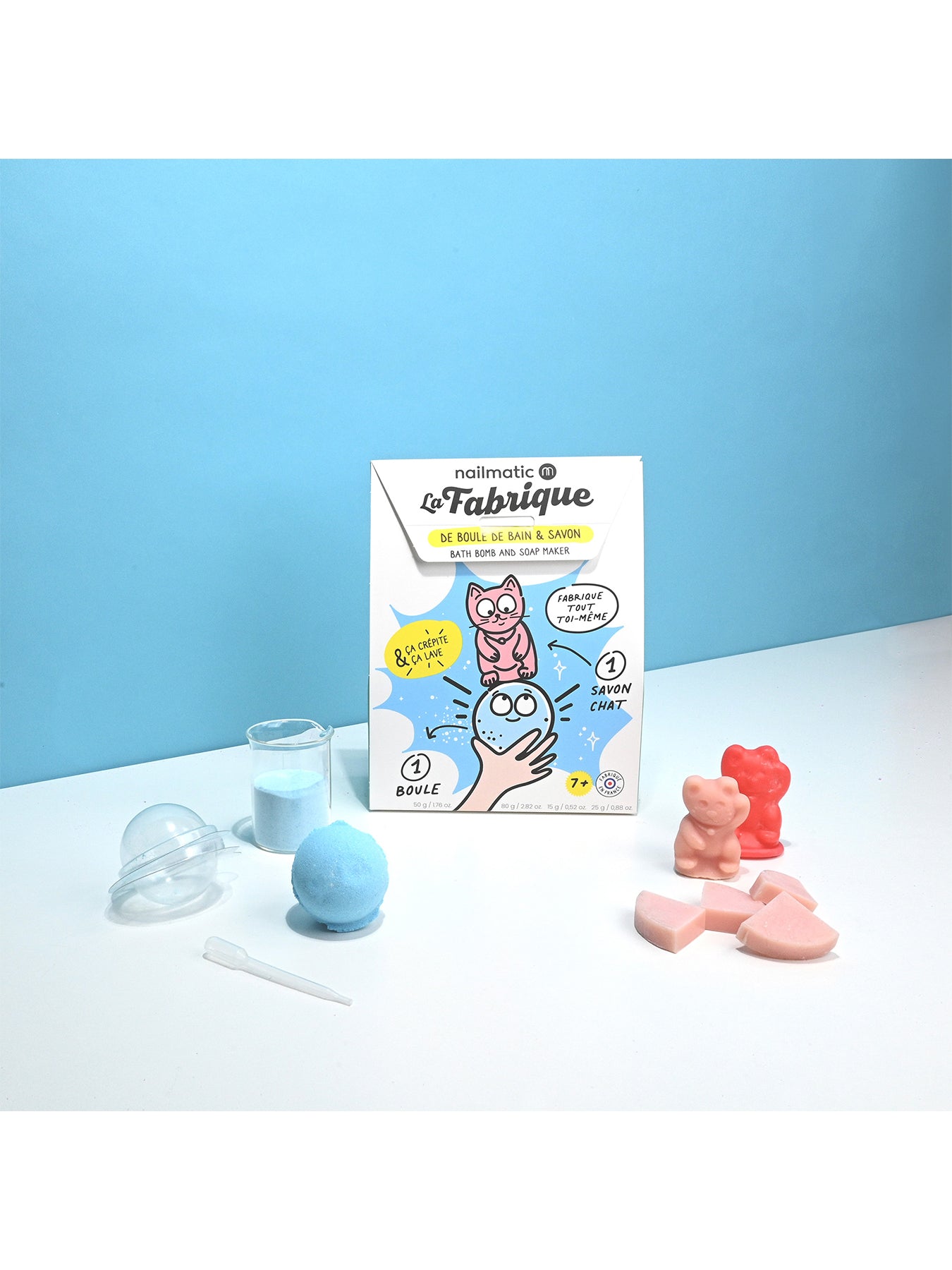 DIY Crackling Bath Bomb & Soap Set