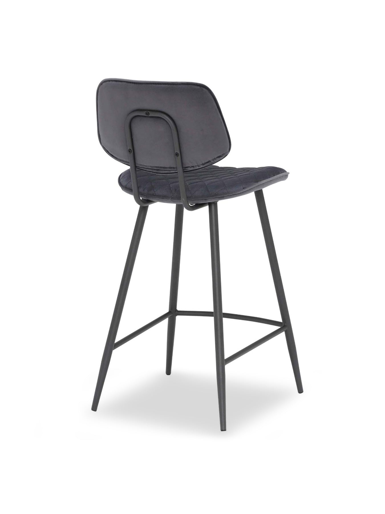 Archer Grey Velvet Counter Stool