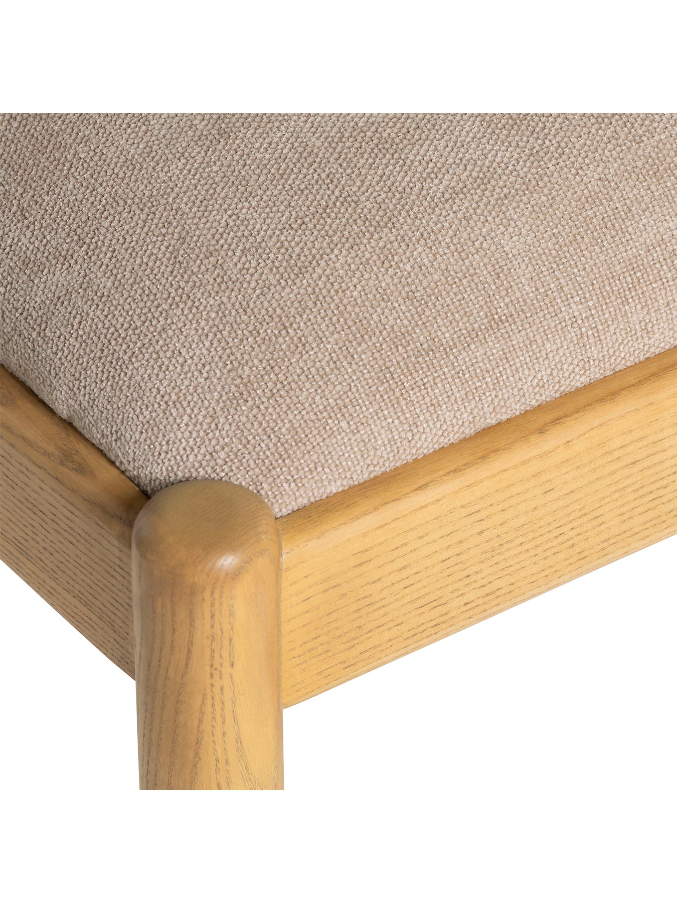 Mirna Cream Fabric Dining Chair