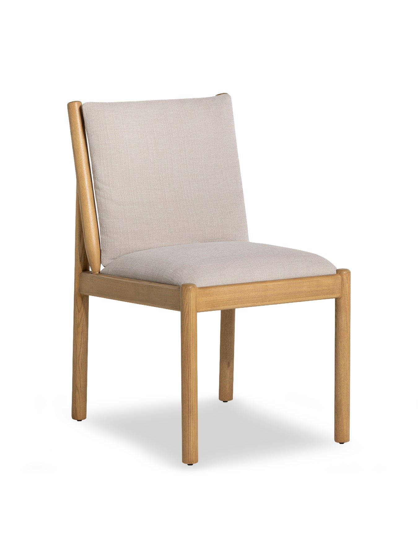 Mirna Light Grey Fabric Dining Chair