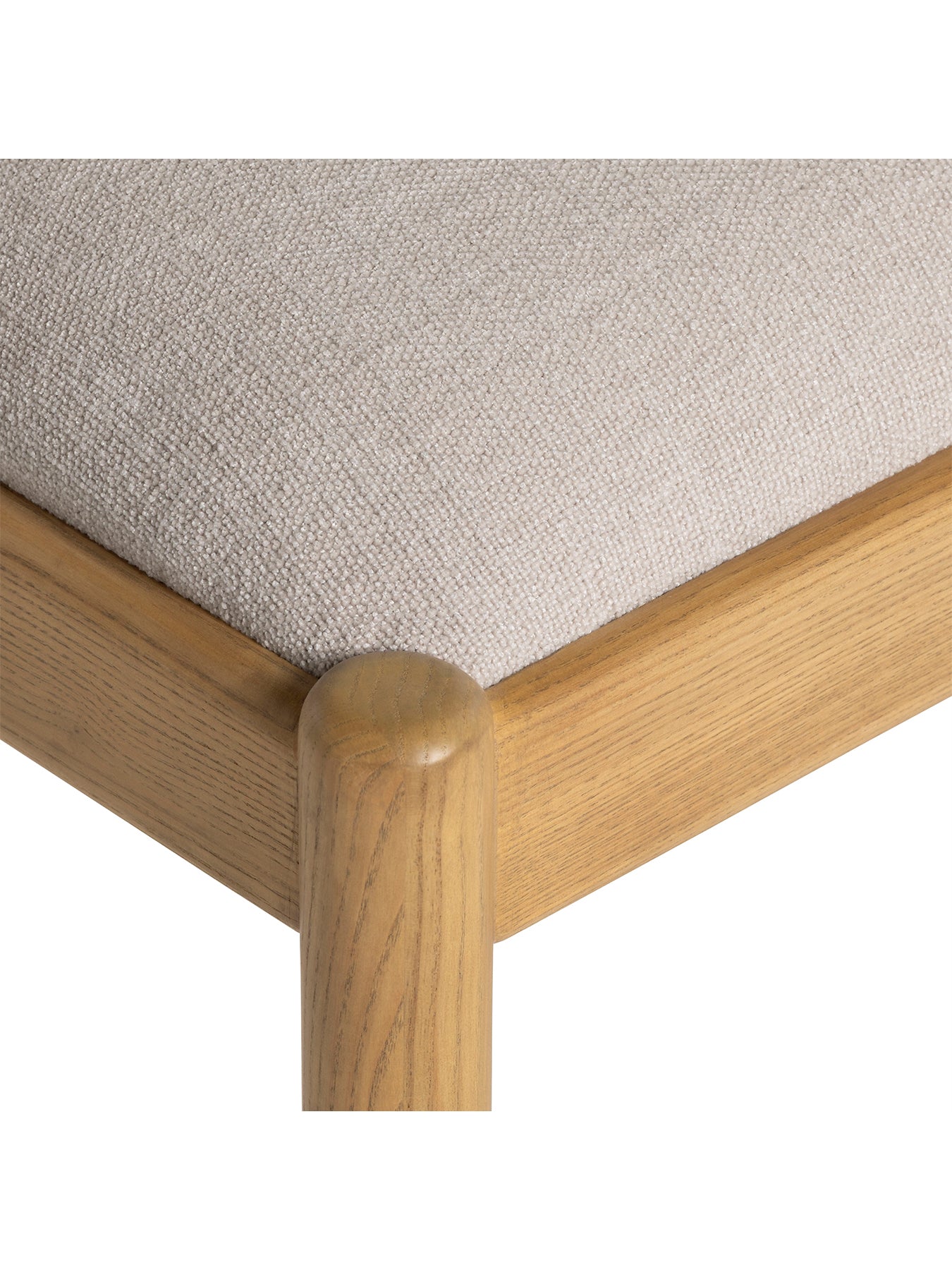 Mirna Light Grey Fabric Dining Chair