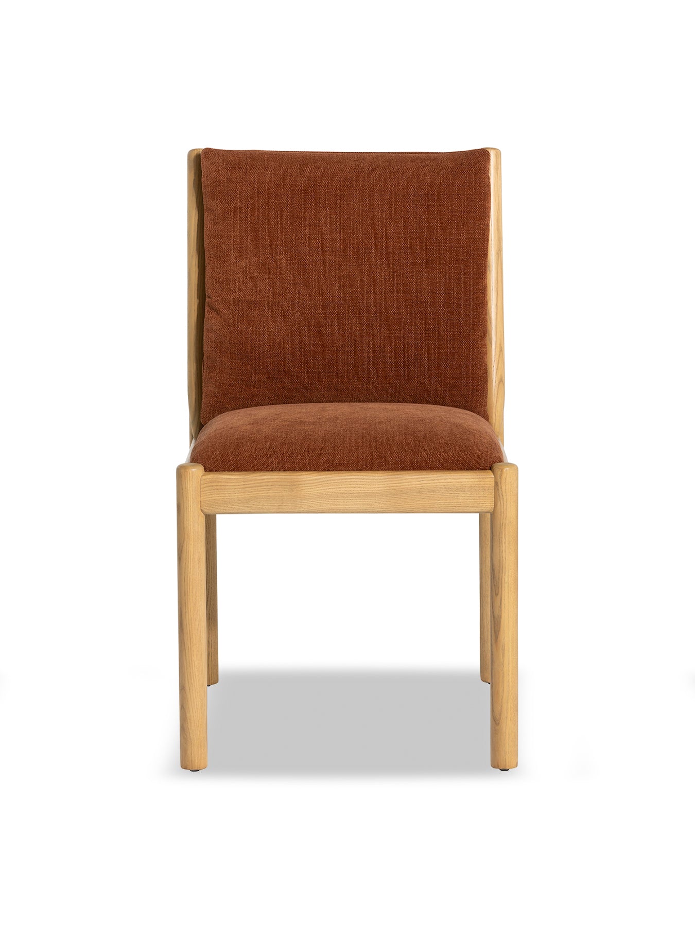 Mirna Rust Fabric Dining Chair