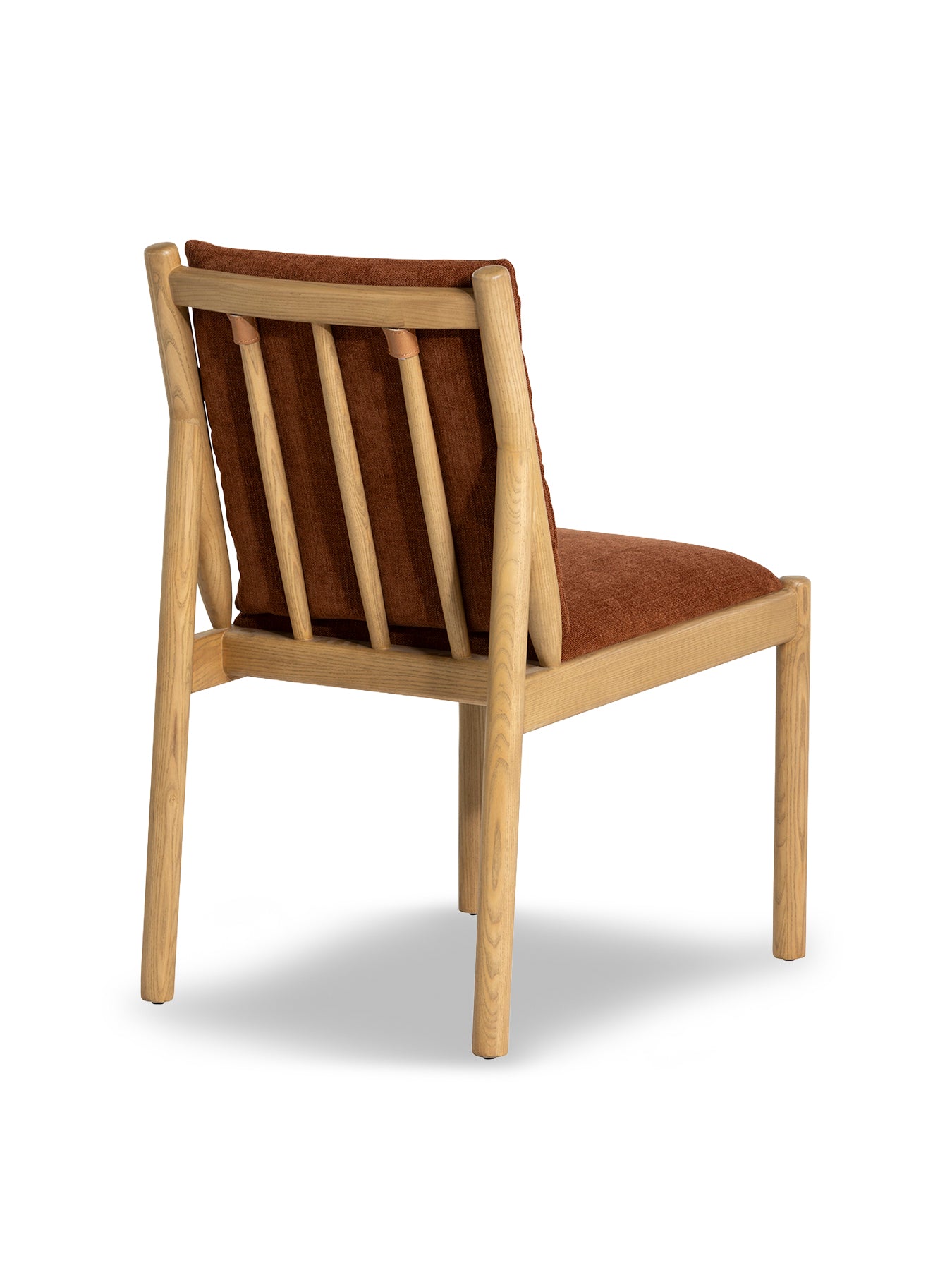 Mirna Rust Fabric Dining Chair