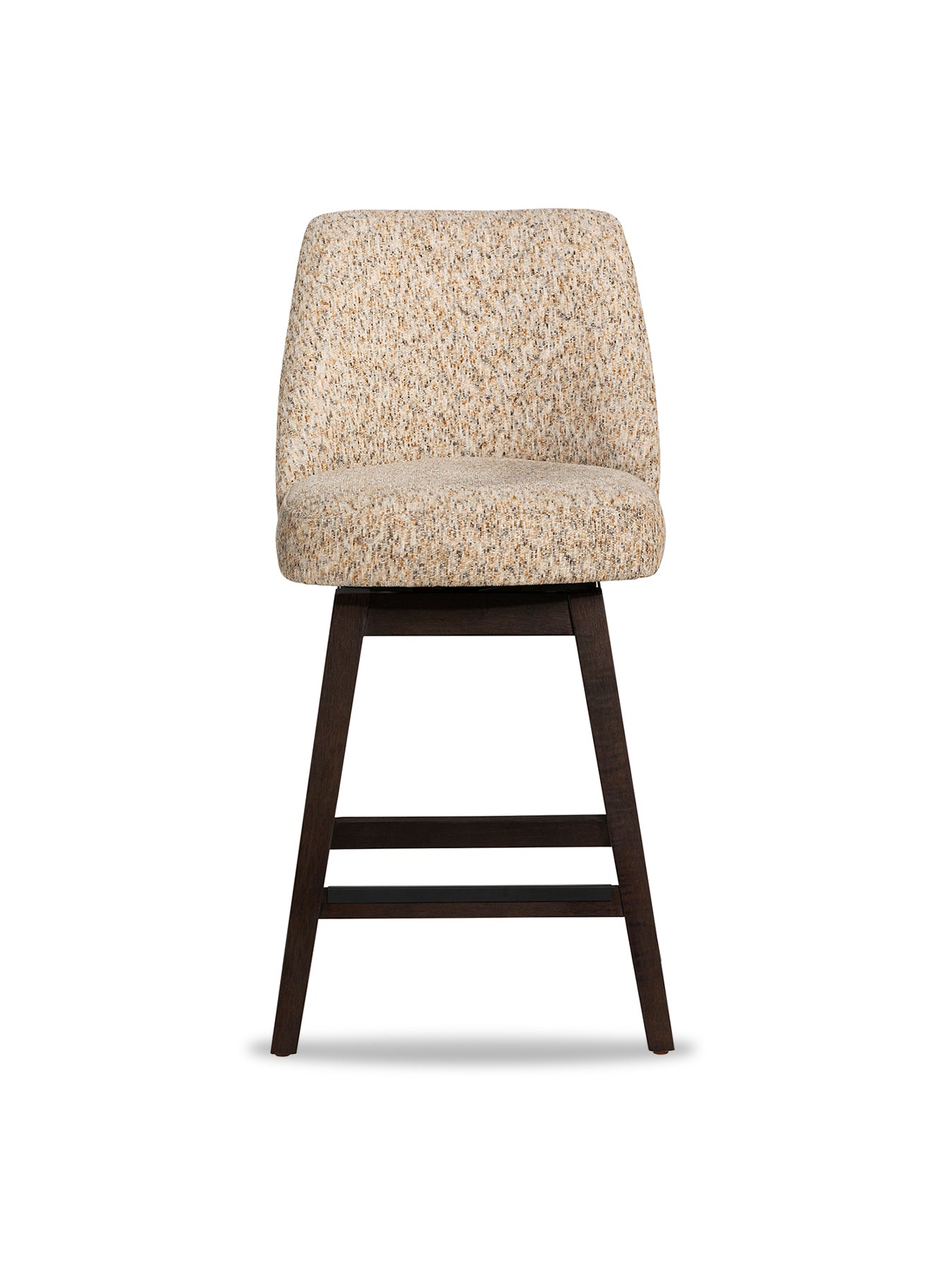 Kiplaw Neutral Fabric Counter Stool