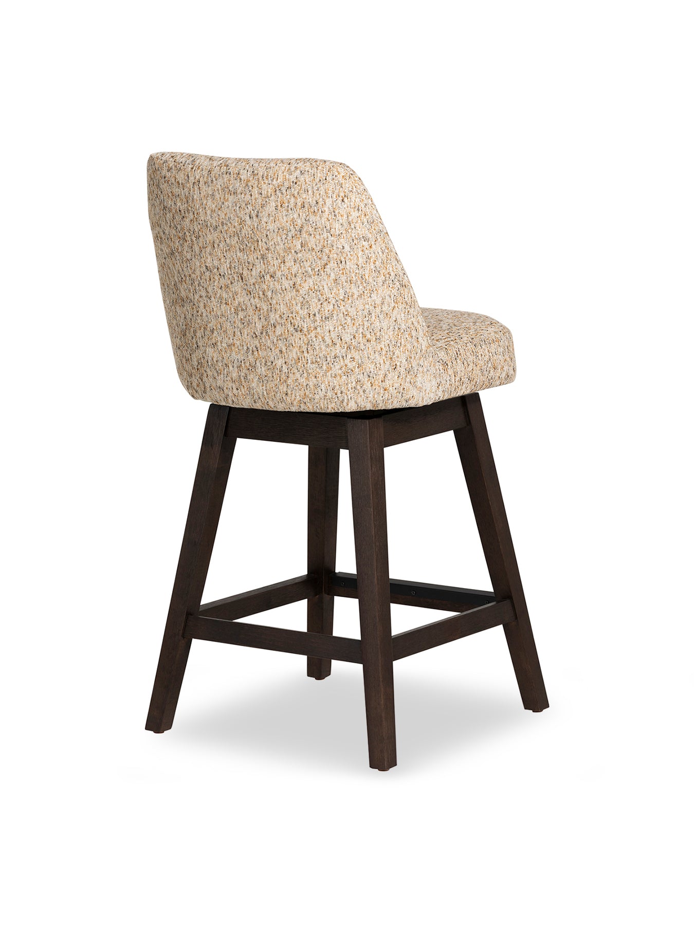 Kiplaw Neutral Fabric Counter Stool