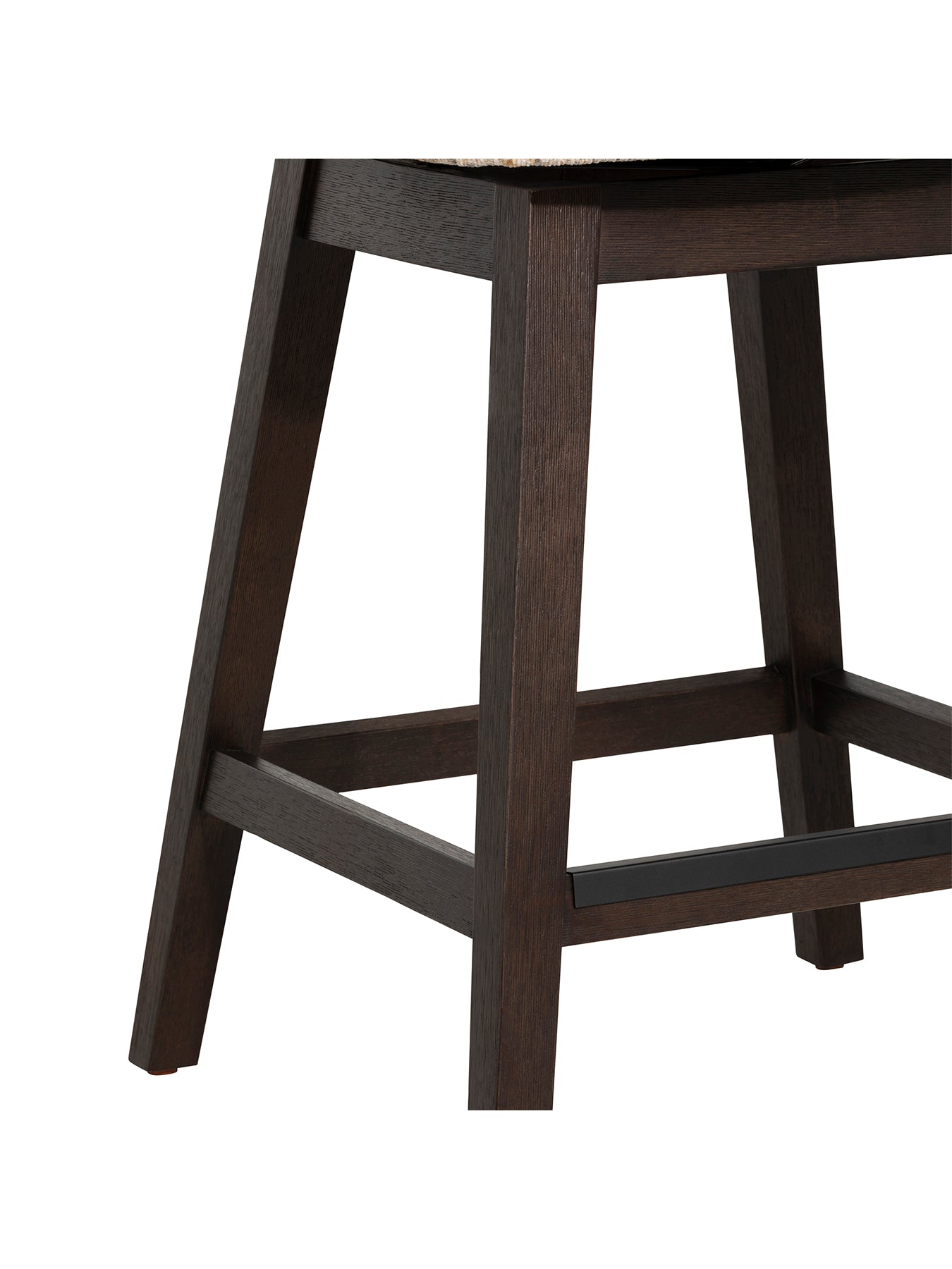 Kiplaw Neutral Fabric Counter Stool