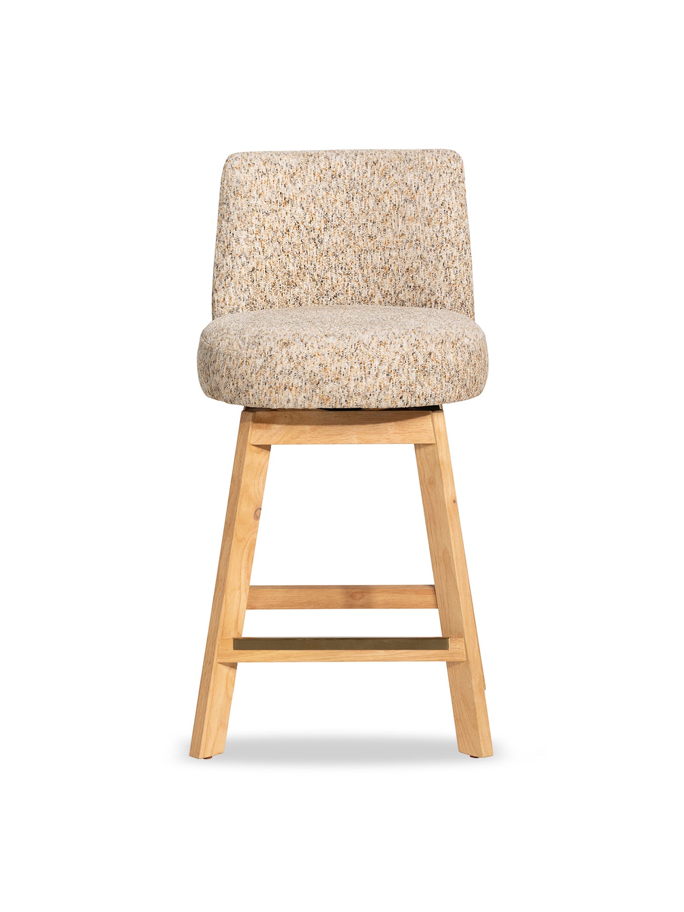 Darnford Neutral Fabric Counter Stool