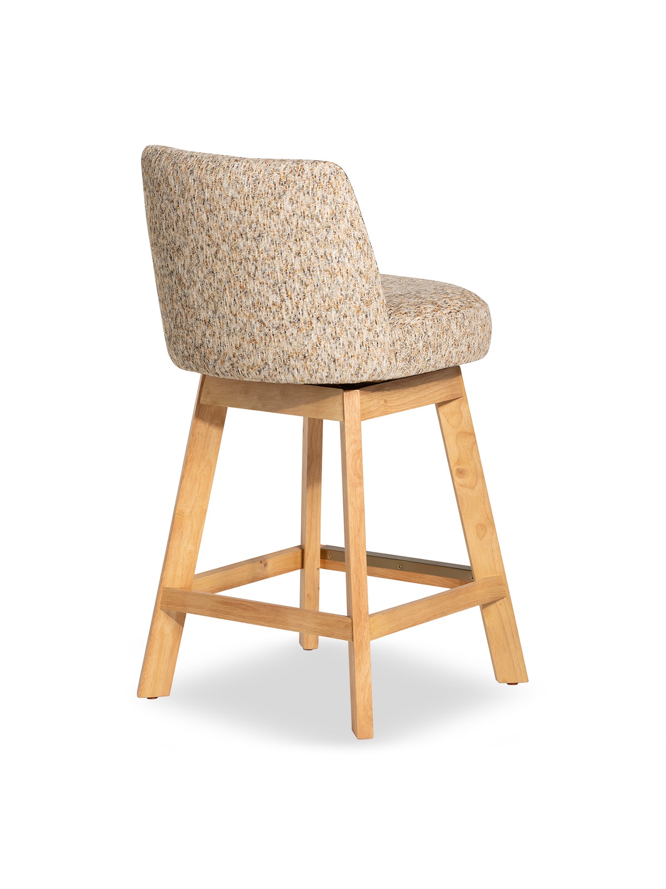 Darnford Neutral Fabric Counter Stool