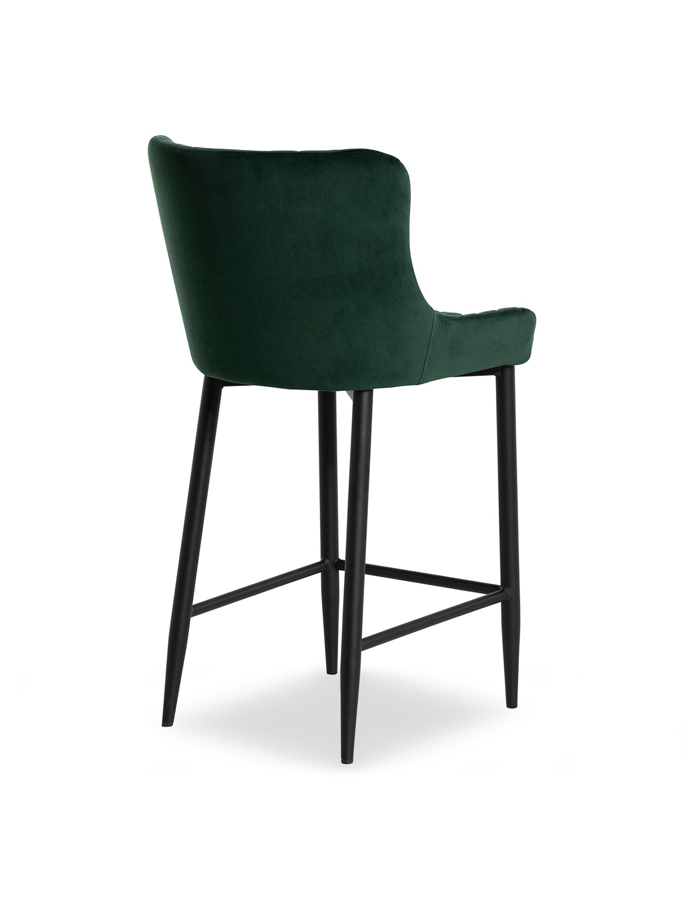 Rivington Velvet Counter Stool Green