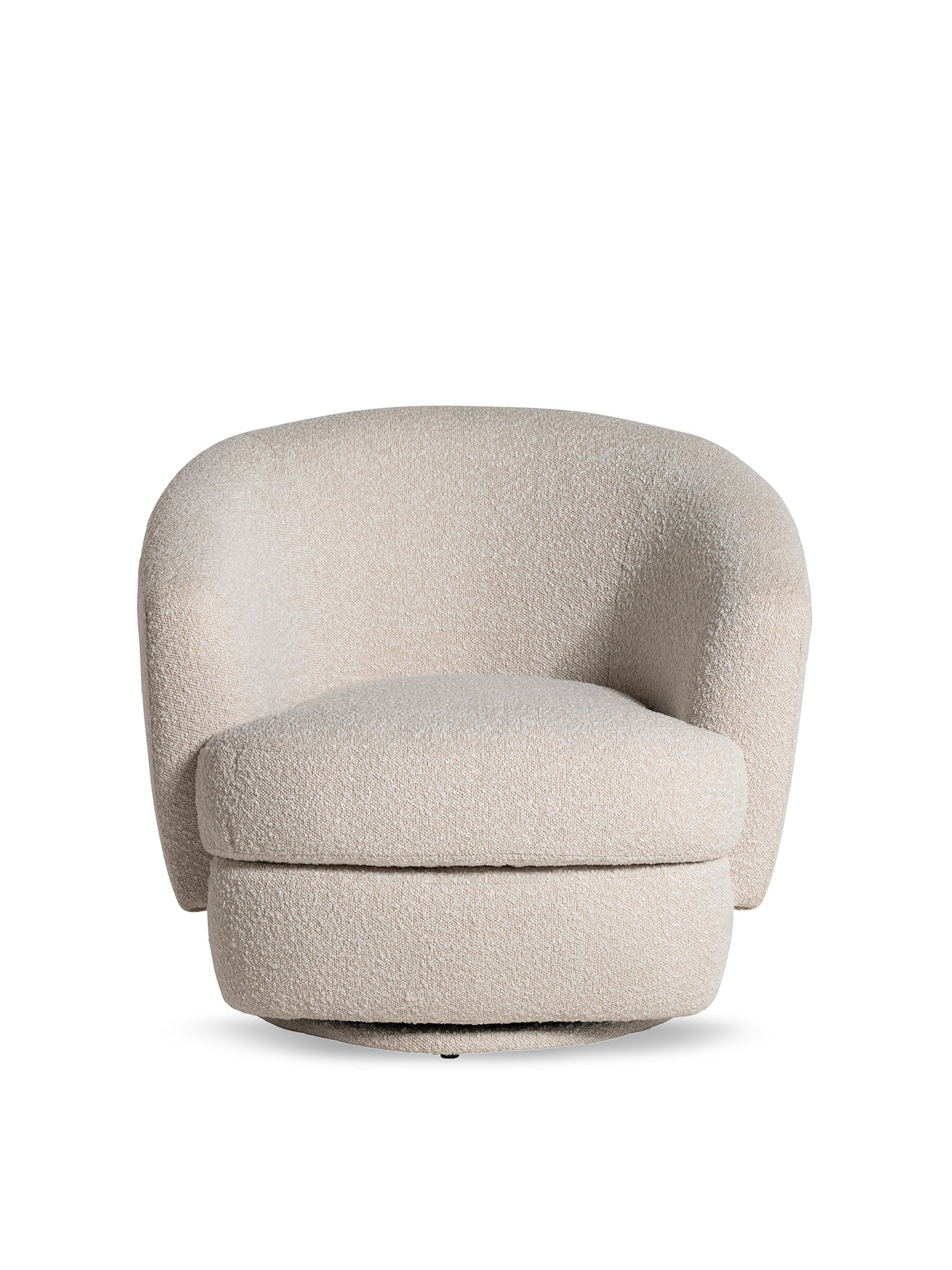 Arman Boucle Swivel Armchair
