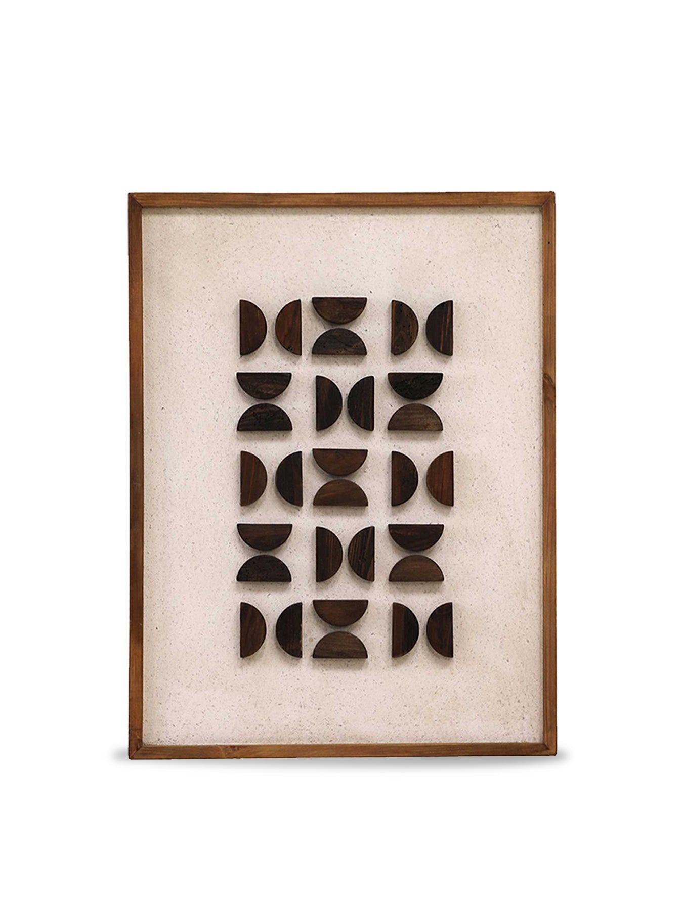 Organic Patterned Wall Art Brown