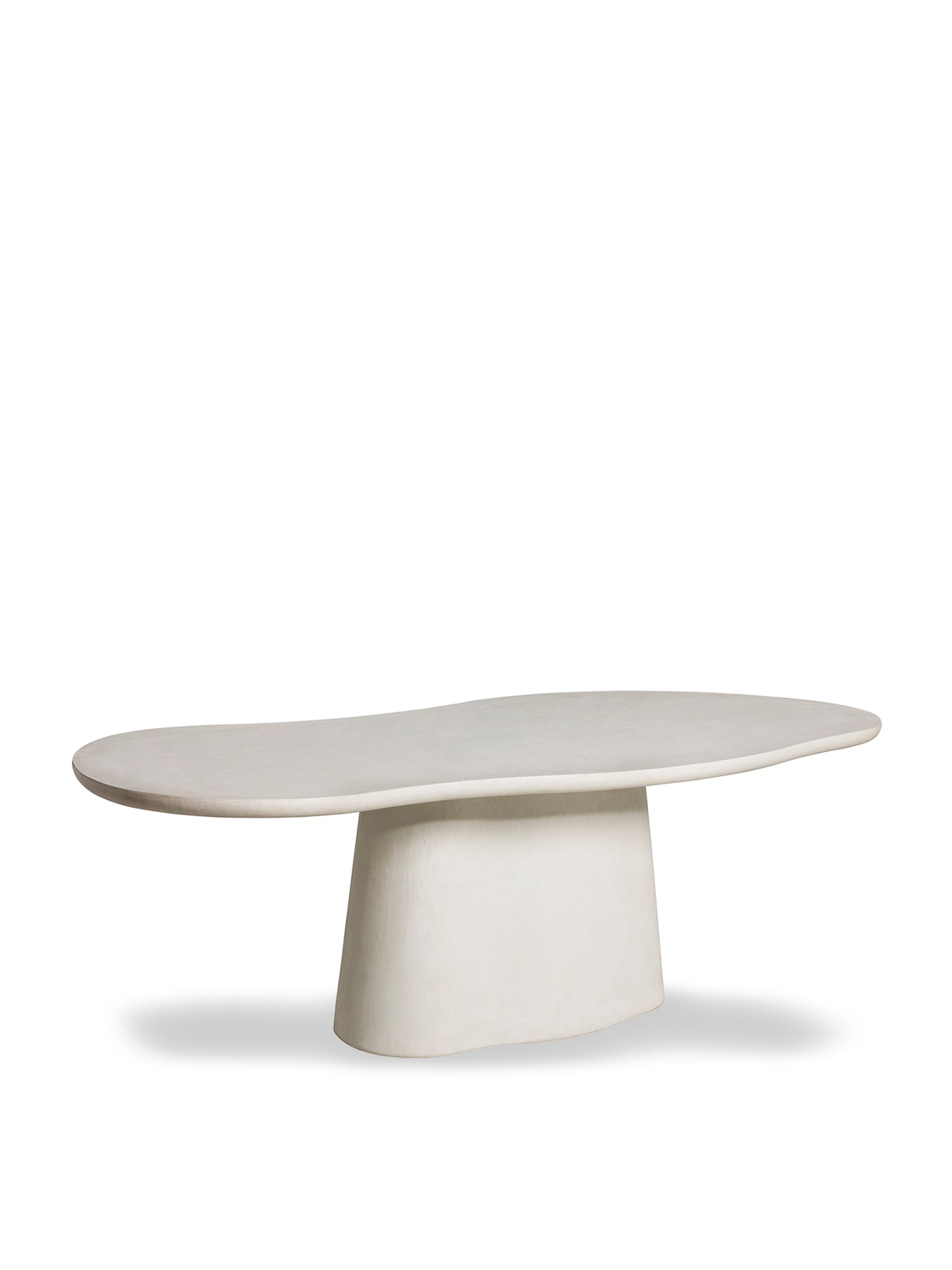 Capella Faux Stone Pedestal Dining Table 240cm Seats 6-8