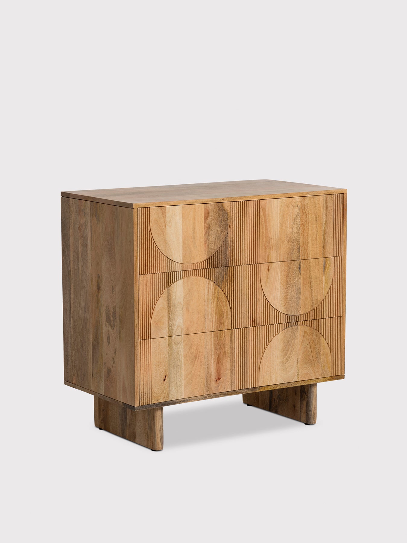 Zuberi Mango Wood 3 Drawer Chest of Drawers