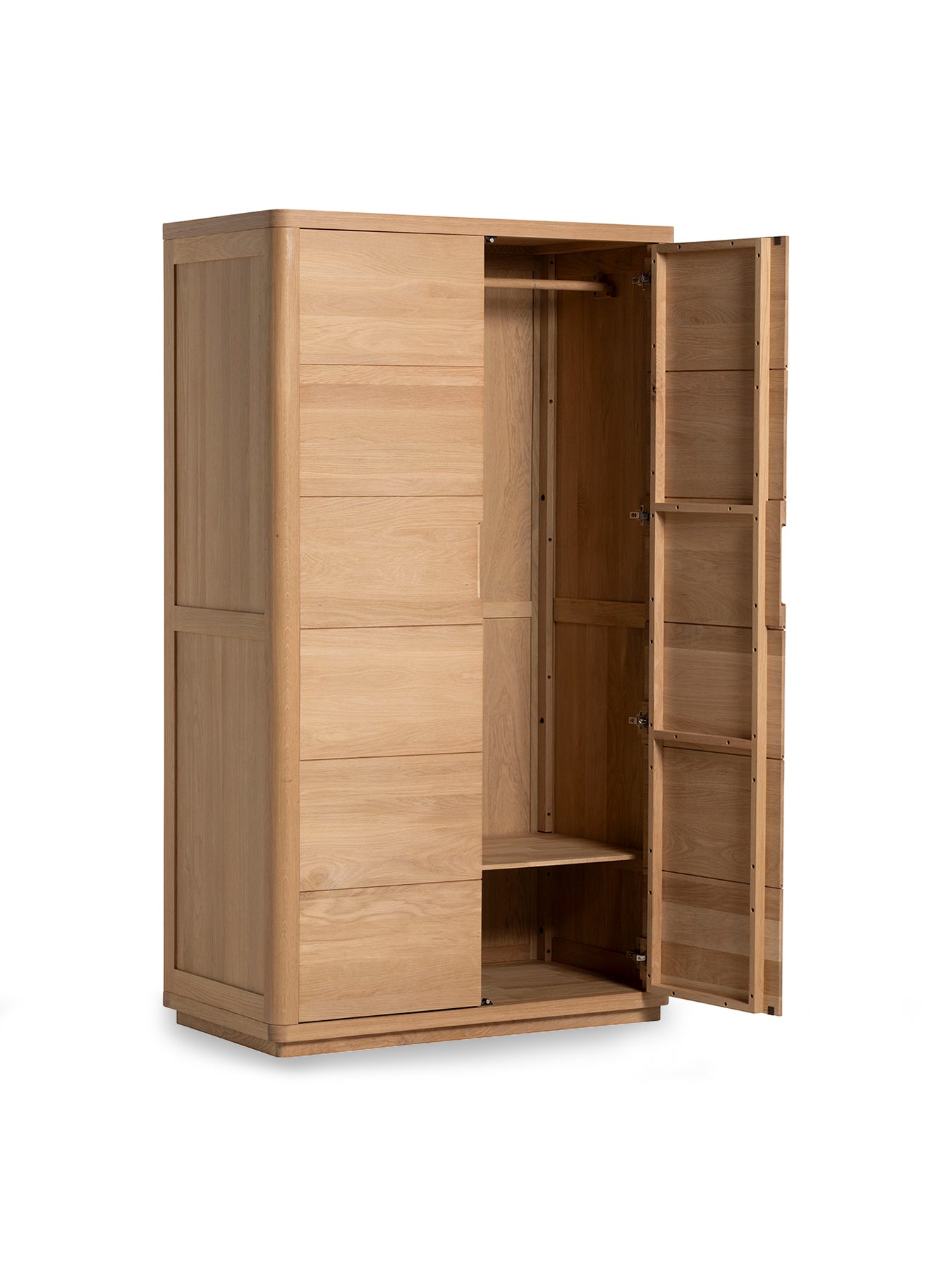 Olav Wooden 2 Door Wardrobe