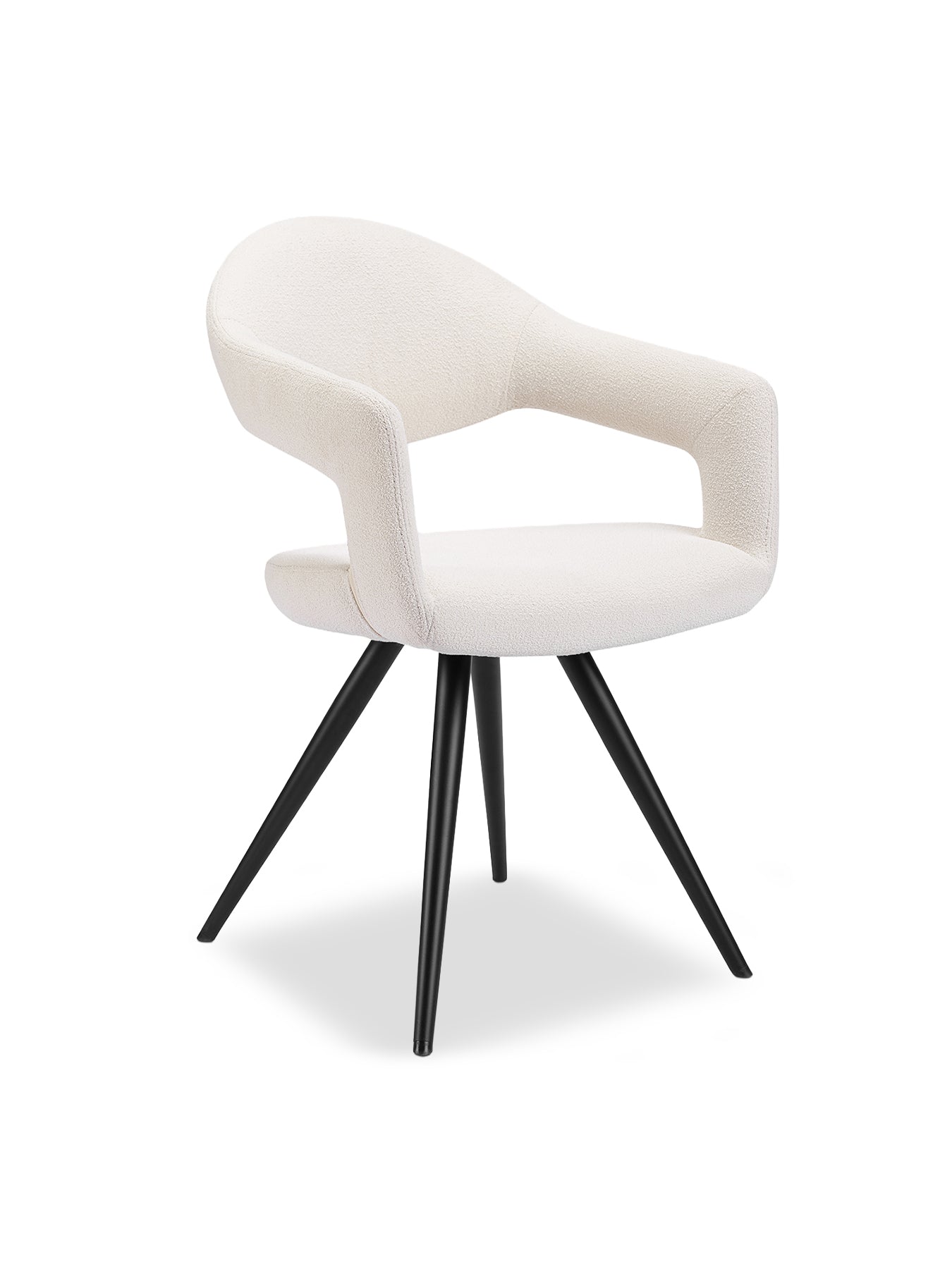 Boucle Dining Armchair Set Of 2