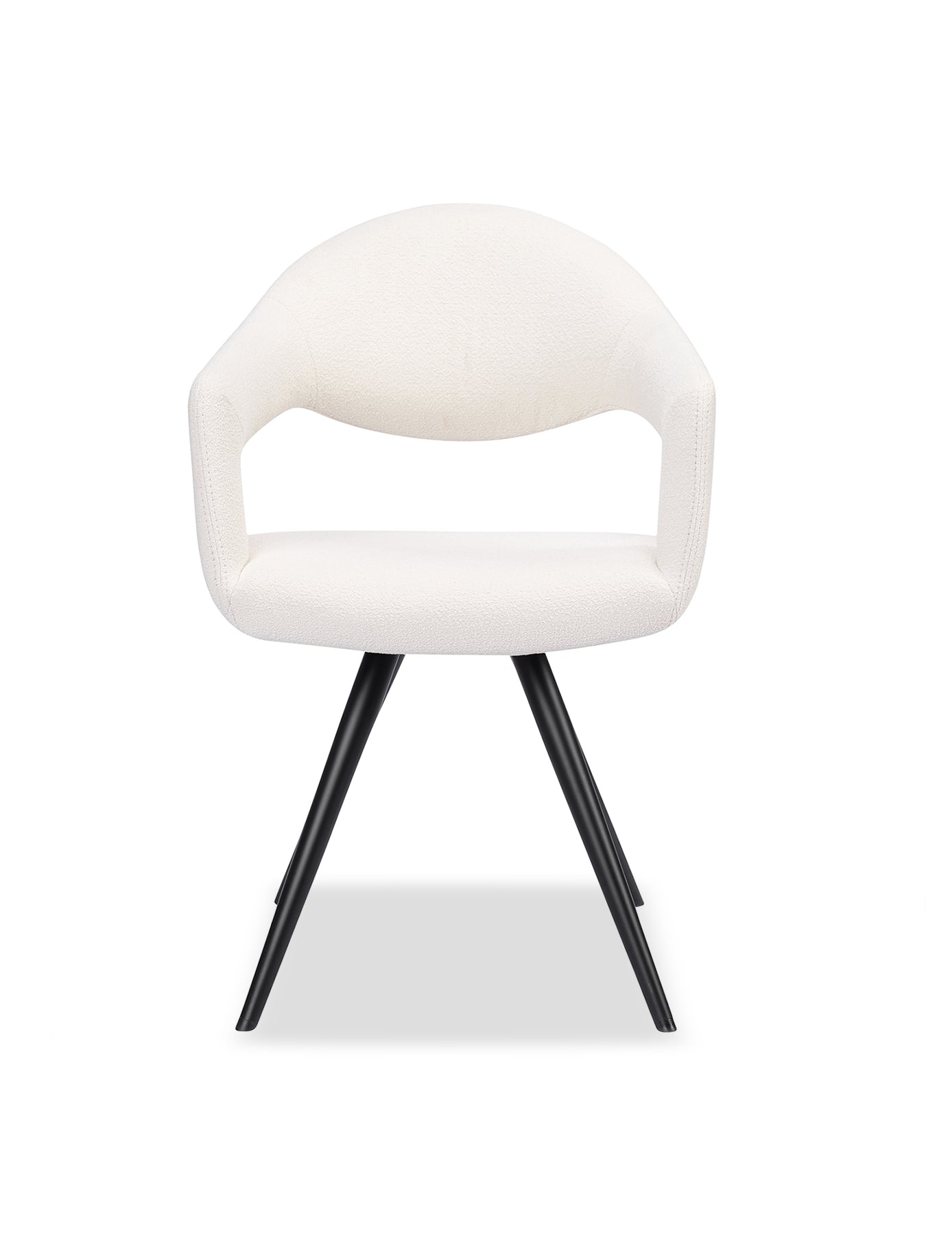 Boucle Dining Armchair Set Of 2