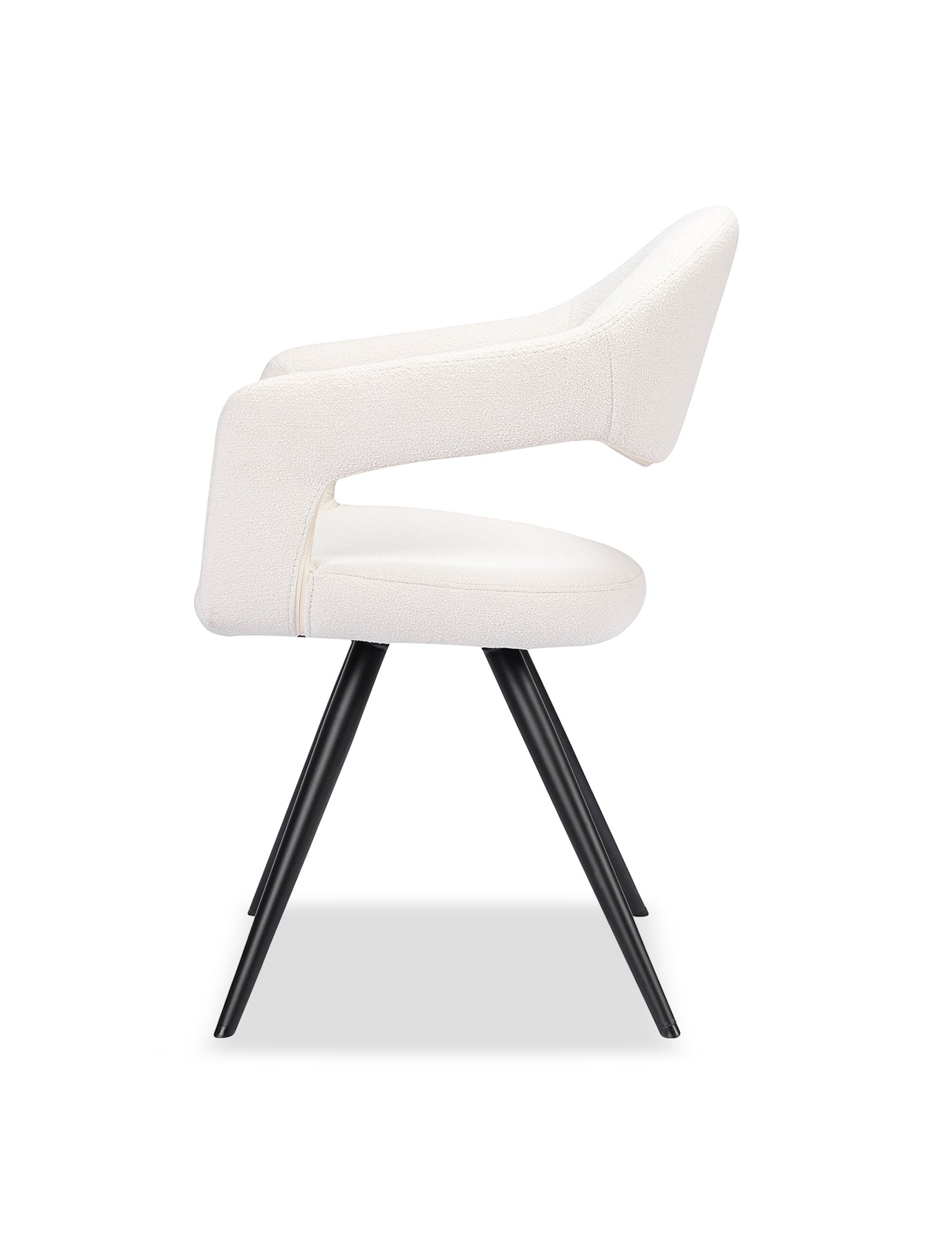 Boucle Dining Armchair Set Of 2