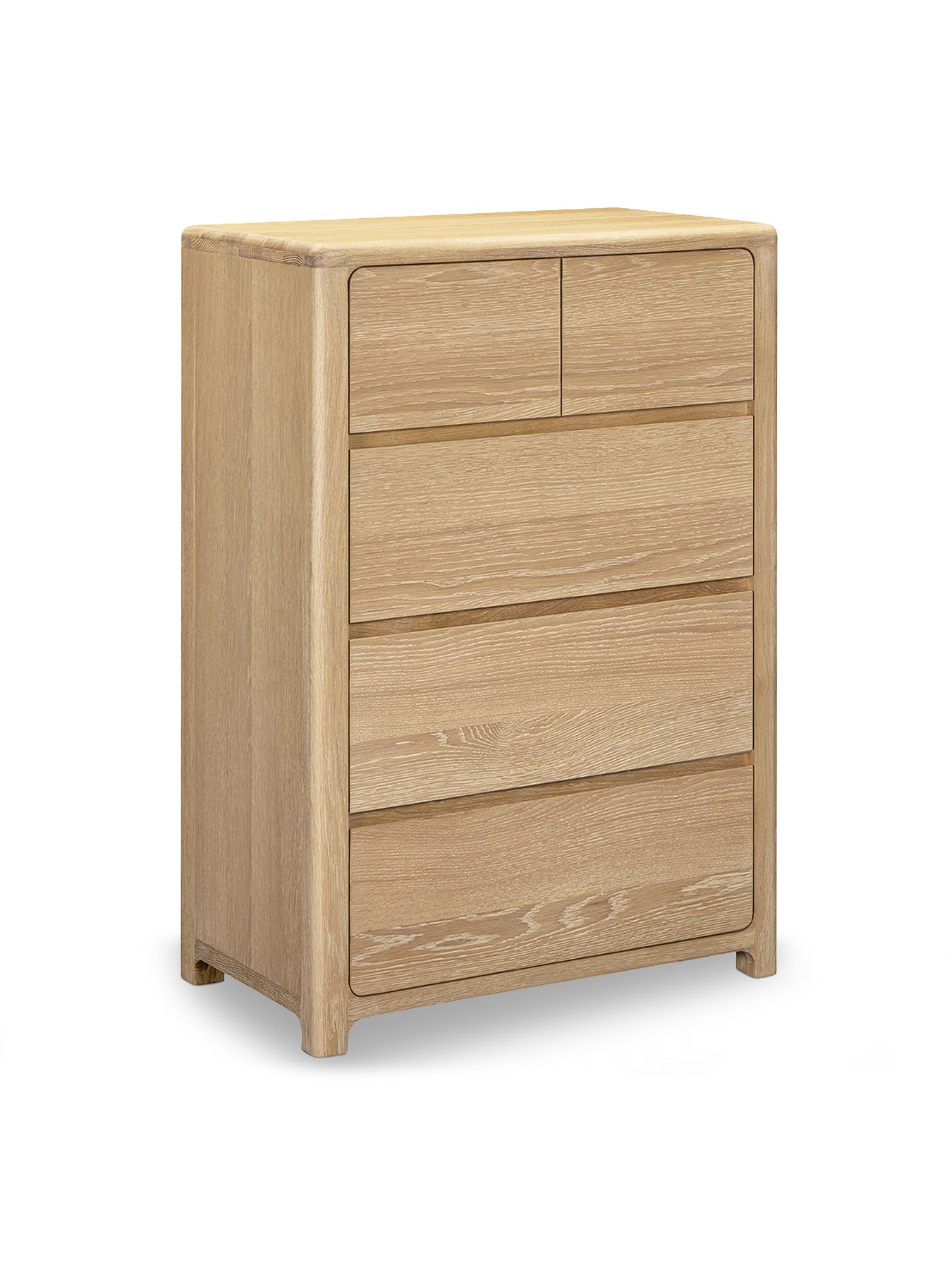 Hadrian Oak 2 Over 3 Drawer Chest