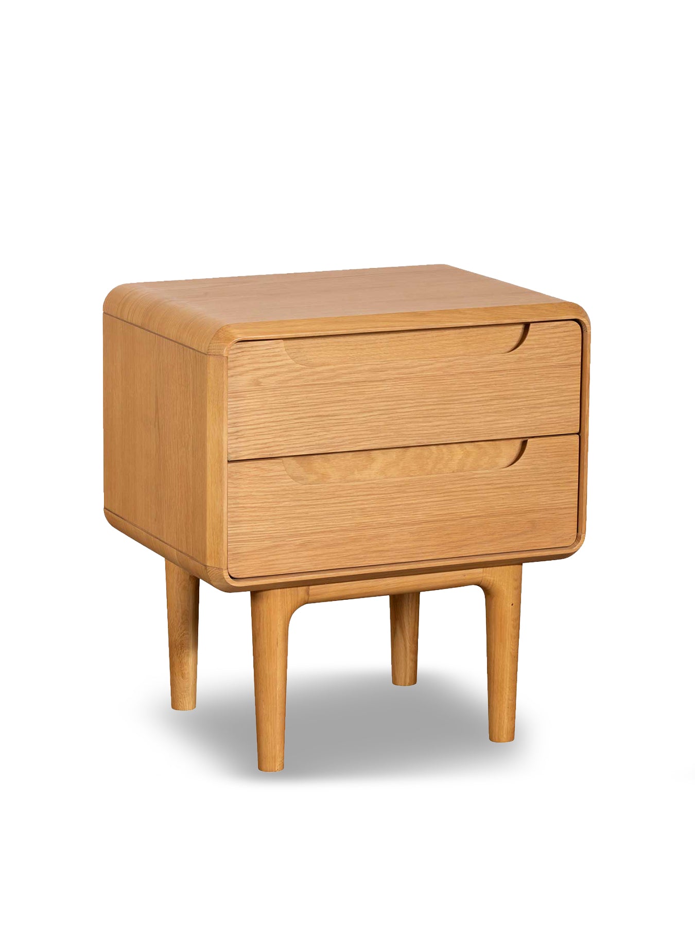Winchester Solid Oak 2 Drawer Bedside Table