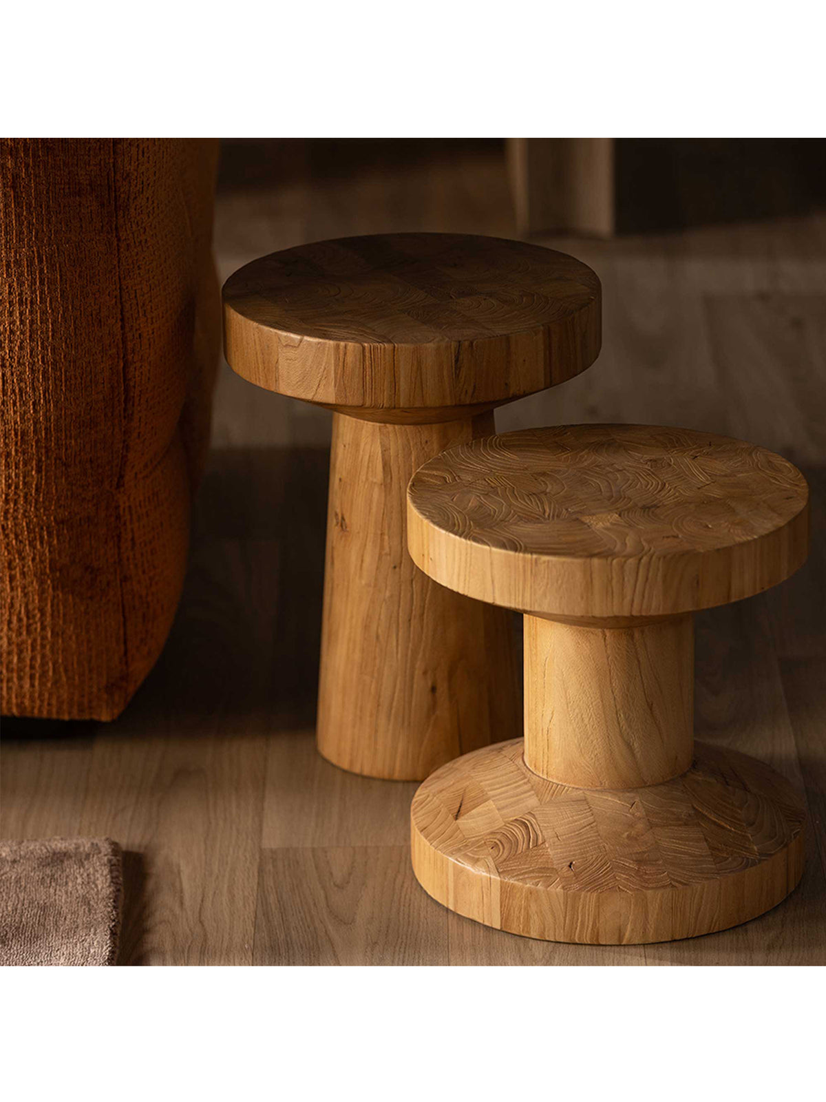 Carver Wood Coffee Table 45cm