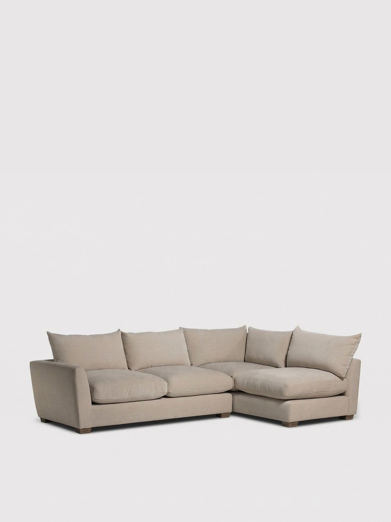 Floyd Neutral Fabric Left Hand Corner Sofa