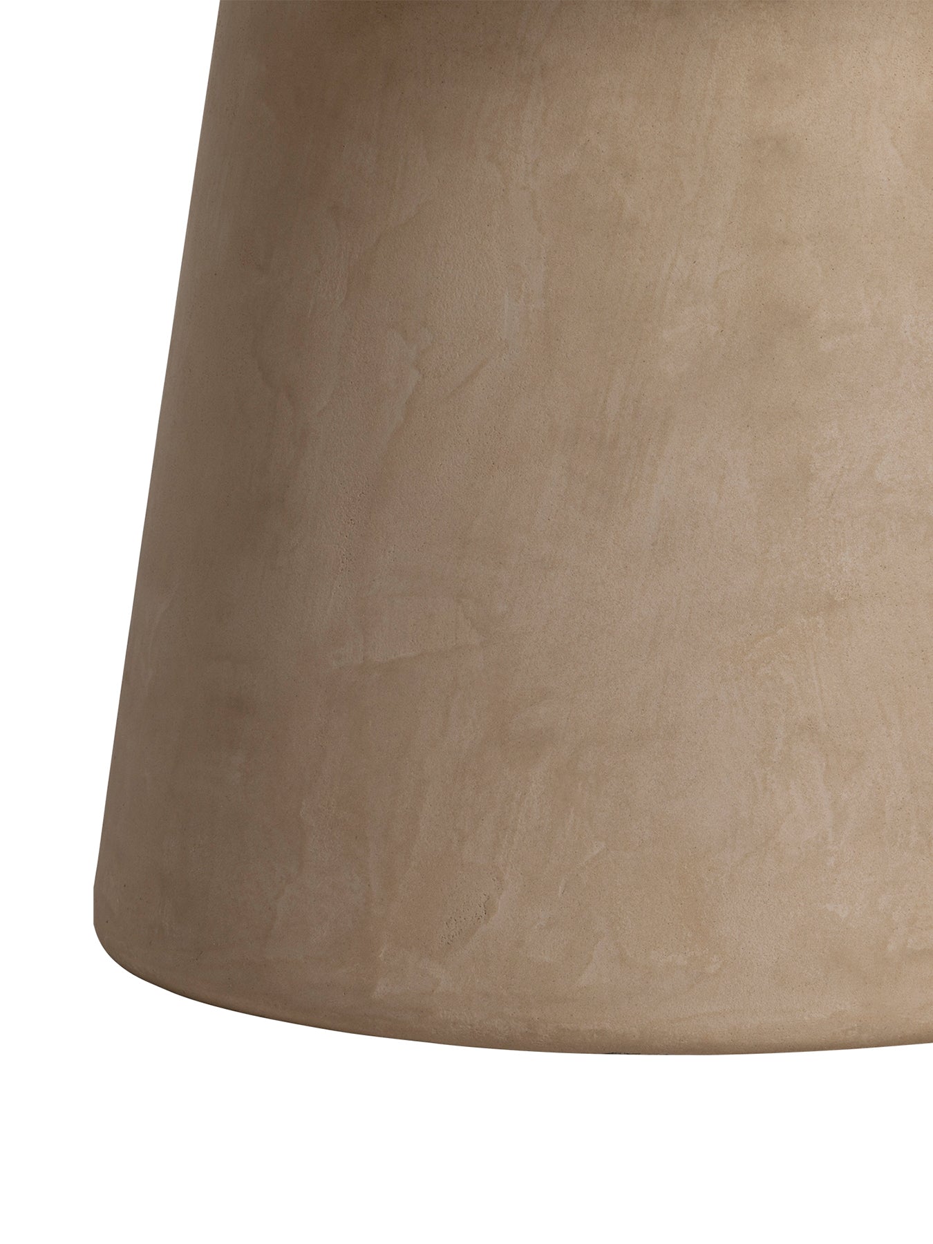 Capella Faux Stone Oval Coffee Table Neutral
