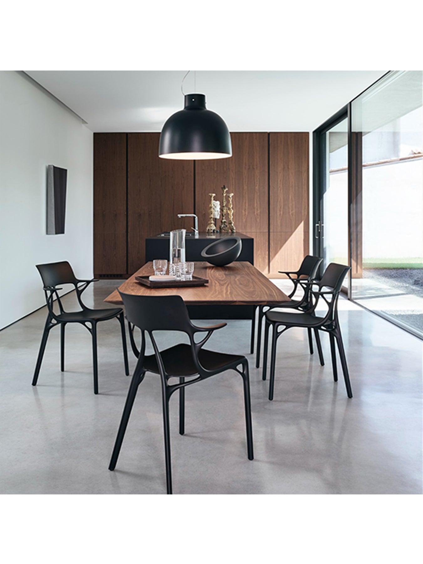 Ai Black Recycled Dining Chair