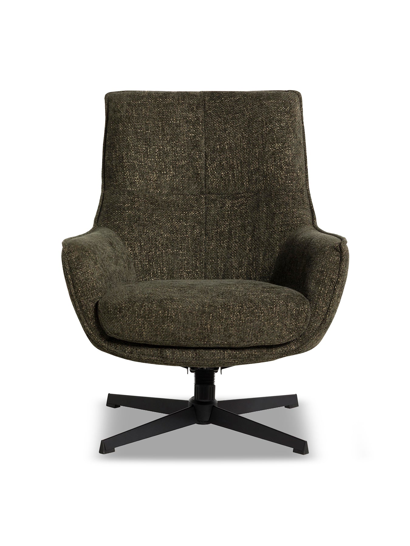 Draycott Green Fabric Swivel Armchair