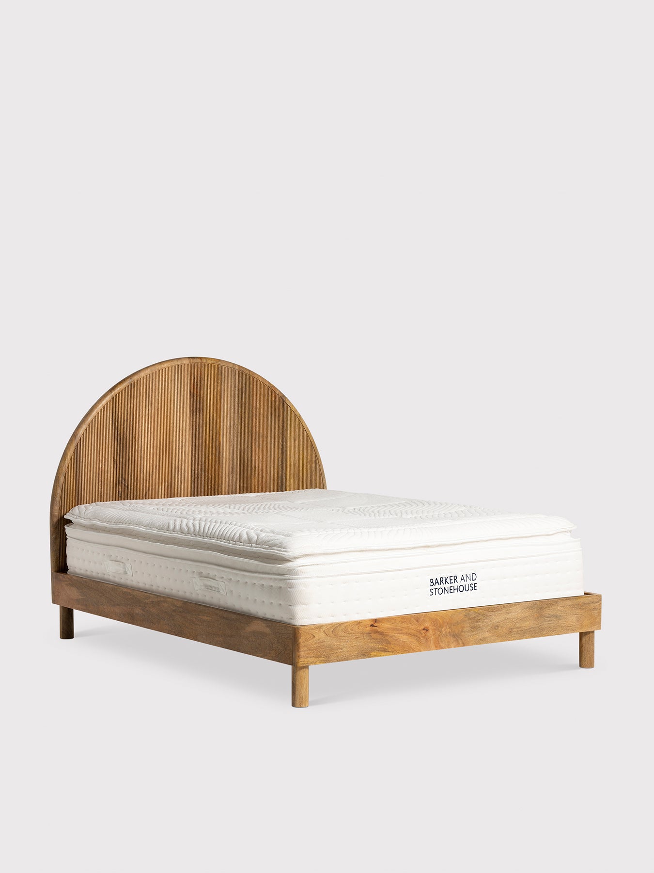 Zuberi Mango Wood King Bed Frame