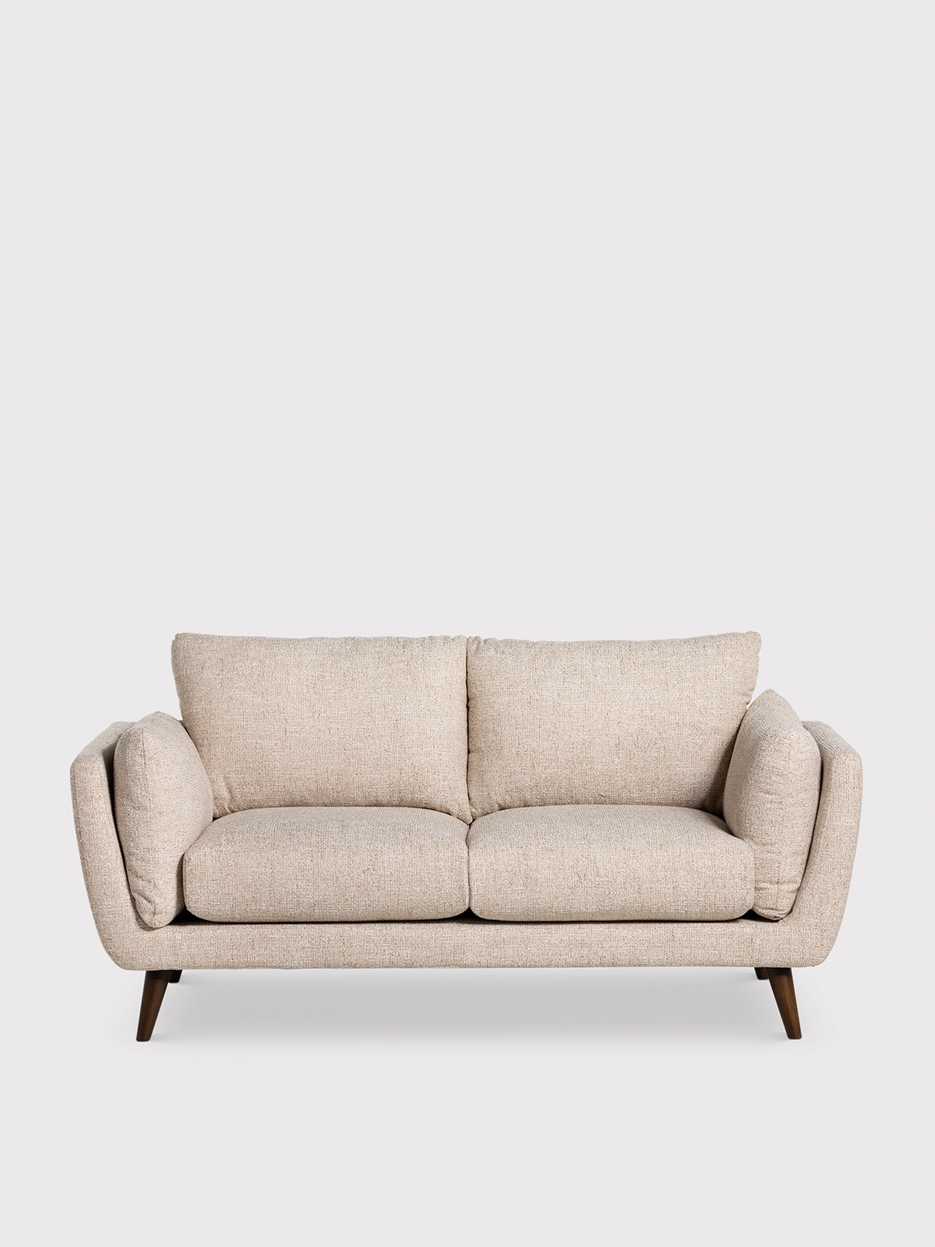 Malmo Neutral Fabric 2 Seater Sofa