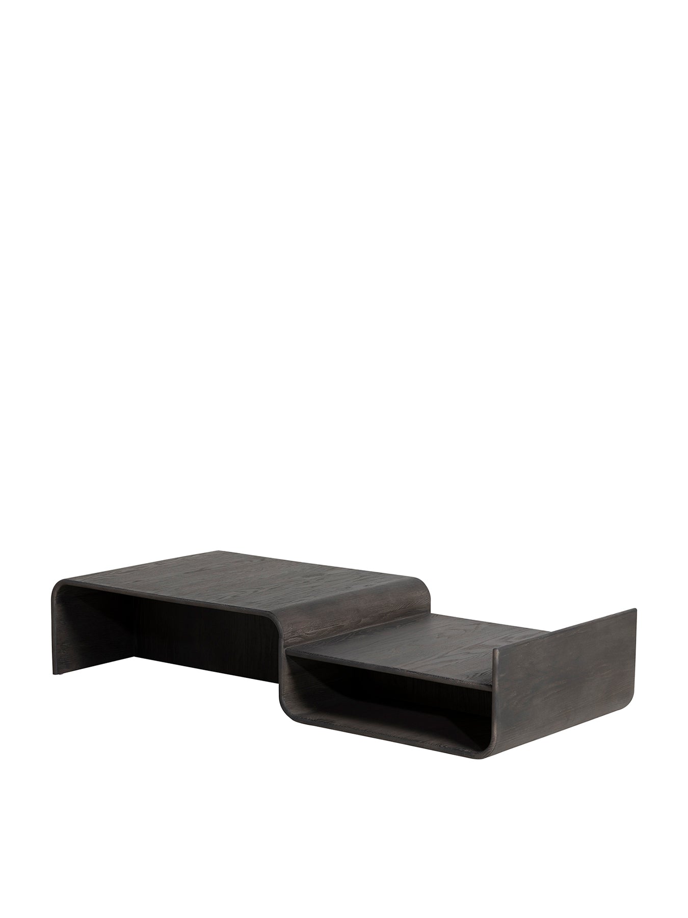 Toldos Curved Oak Coffee Table 160cm Brown