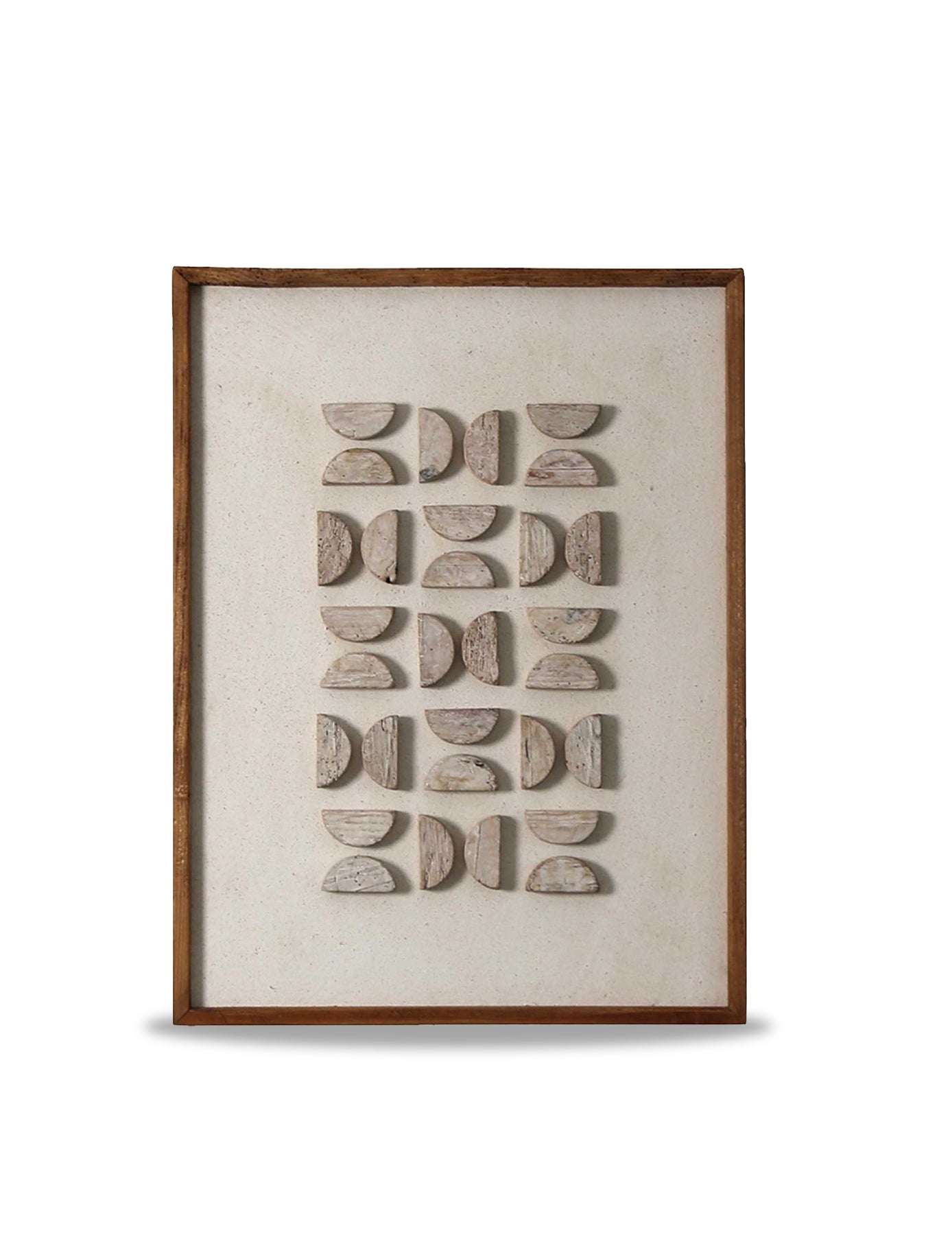 Organic Patterned Wall Art Grey
