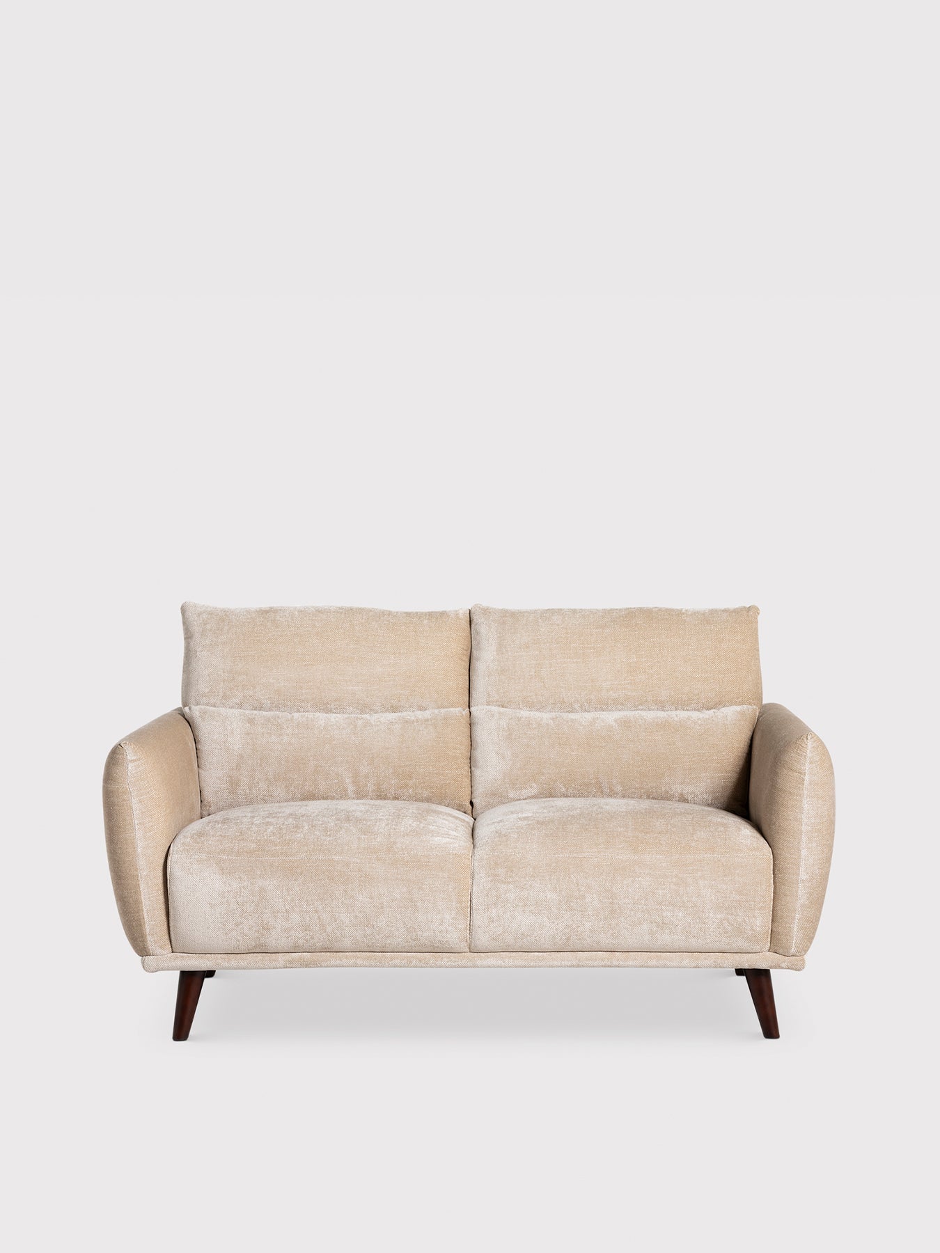 Mallory Neutral Fabric 2 Seater Sofa