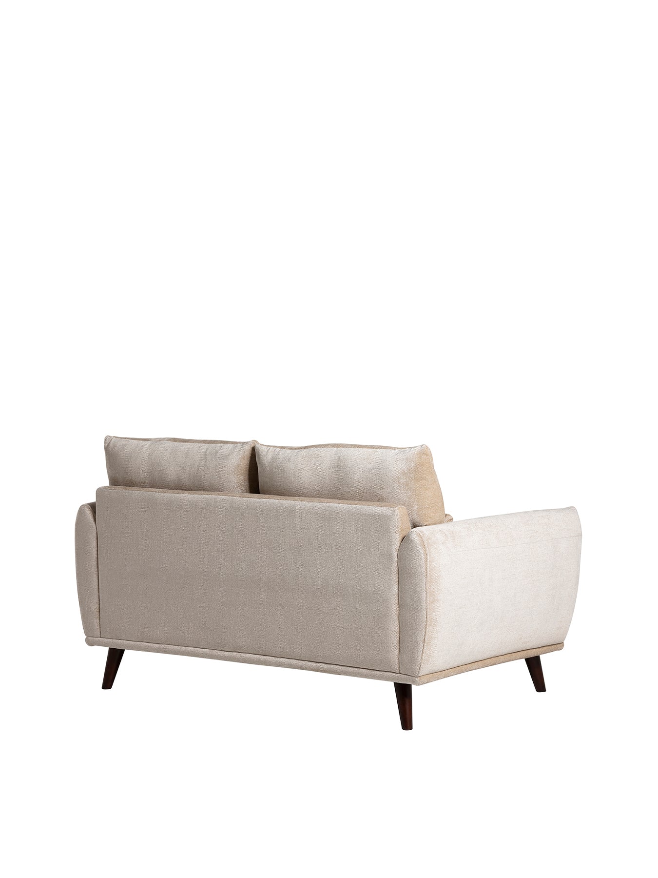 Mallory Neutral Fabric 2 Seater Sofa
