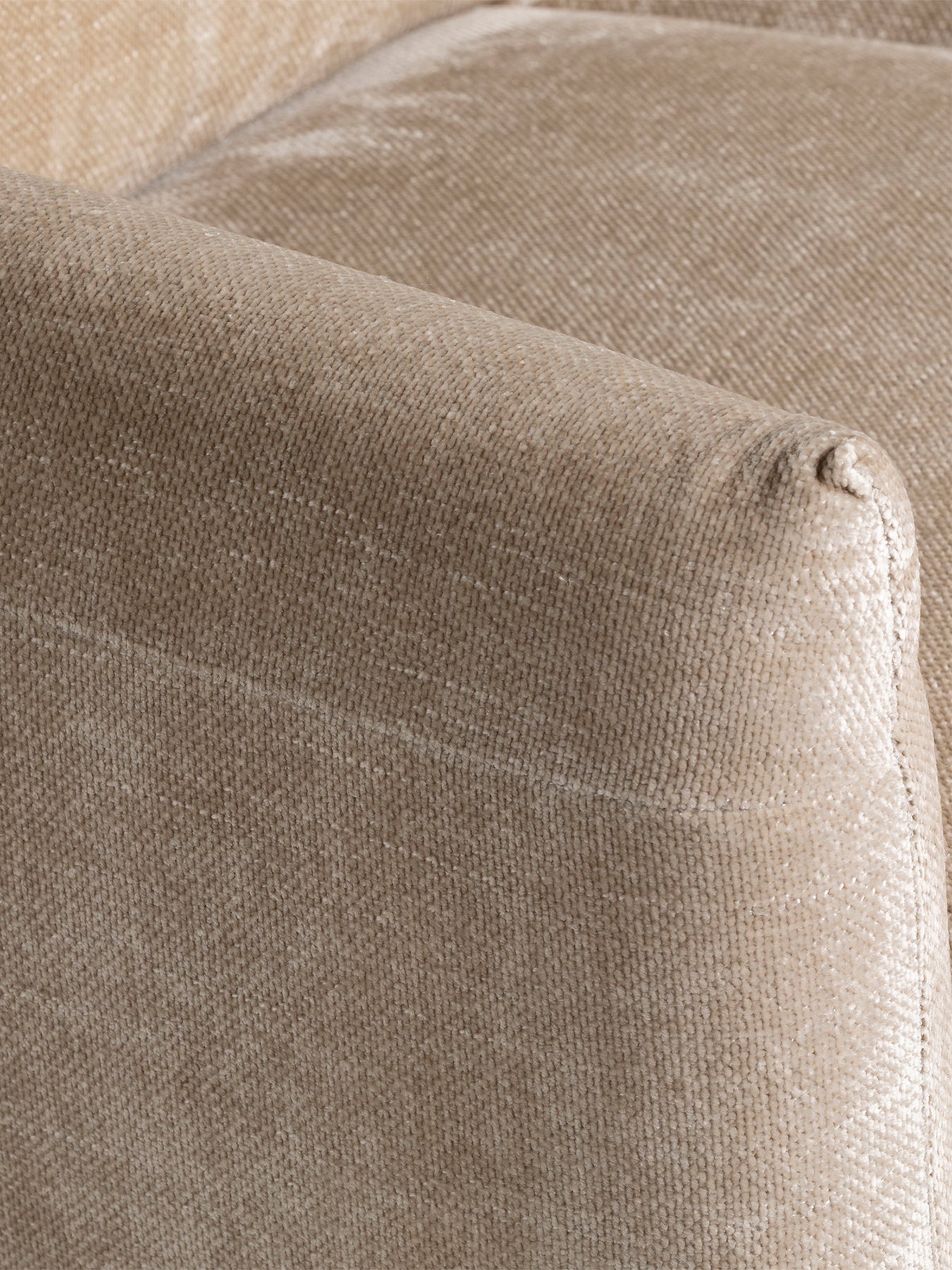 Mallory Neutral Fabric 2 Seater Sofa
