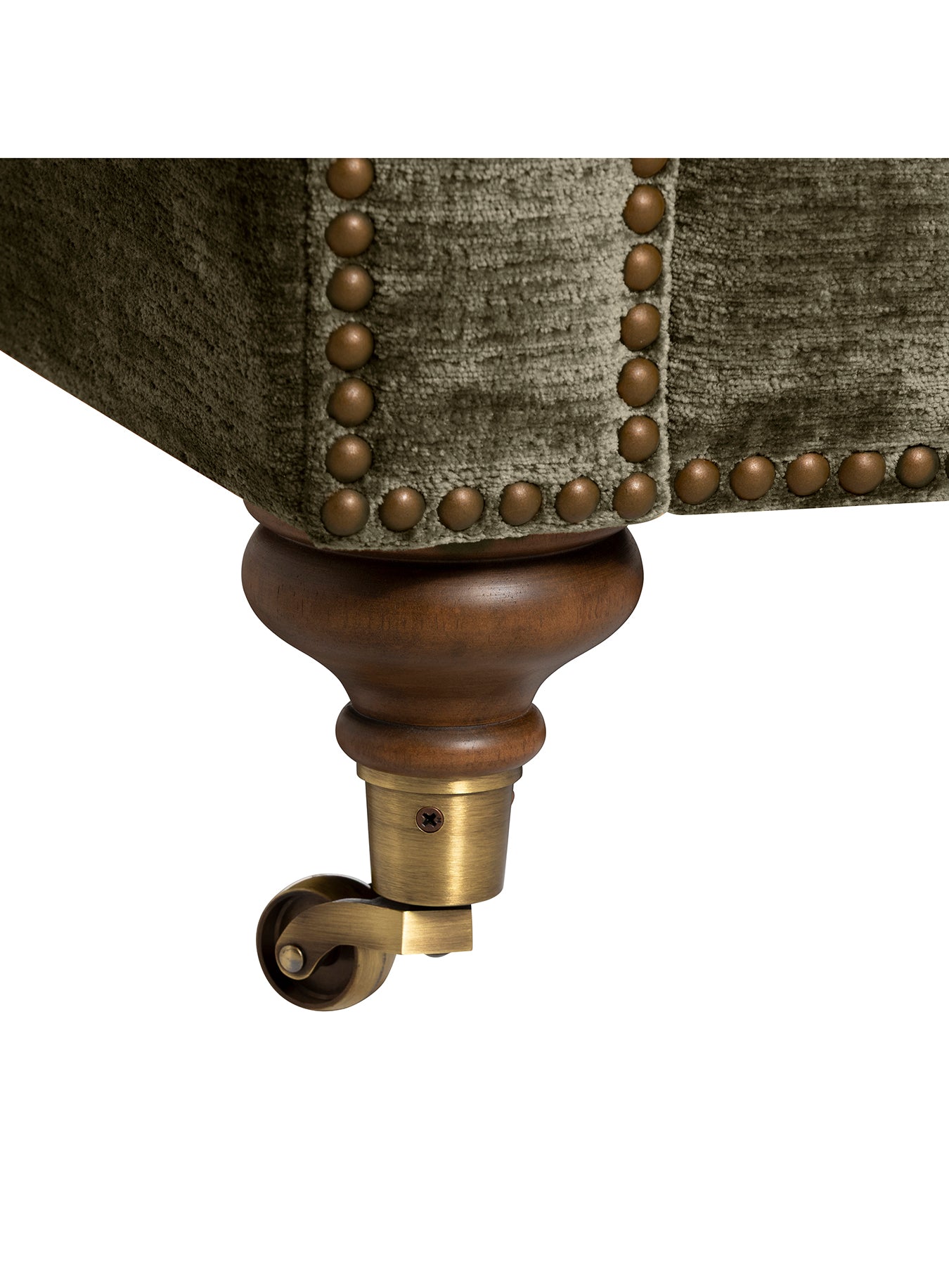 Highgrove Green Chenille 3 Seater Sofa