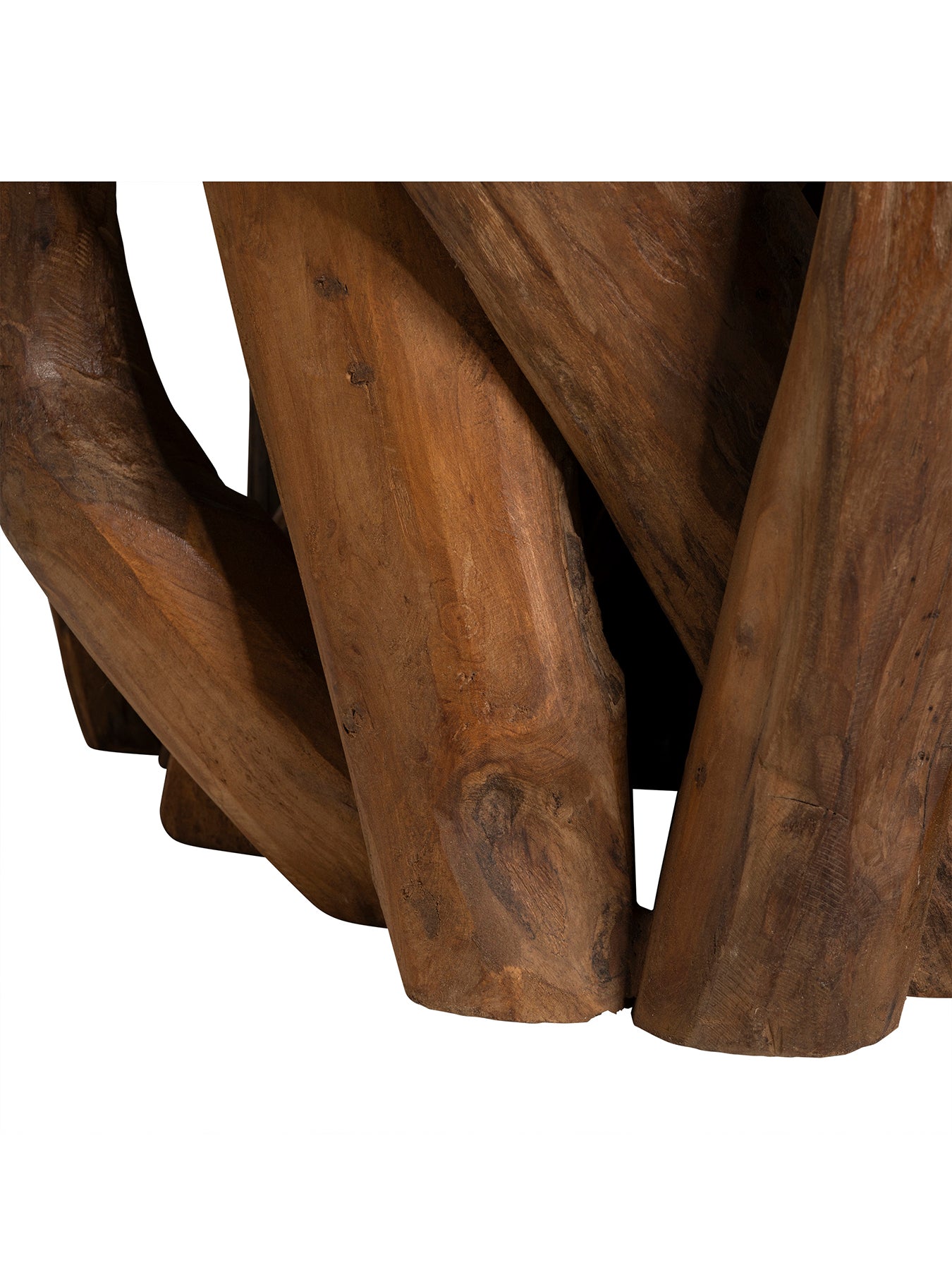 Whinfell Glass and Teak Dining Table