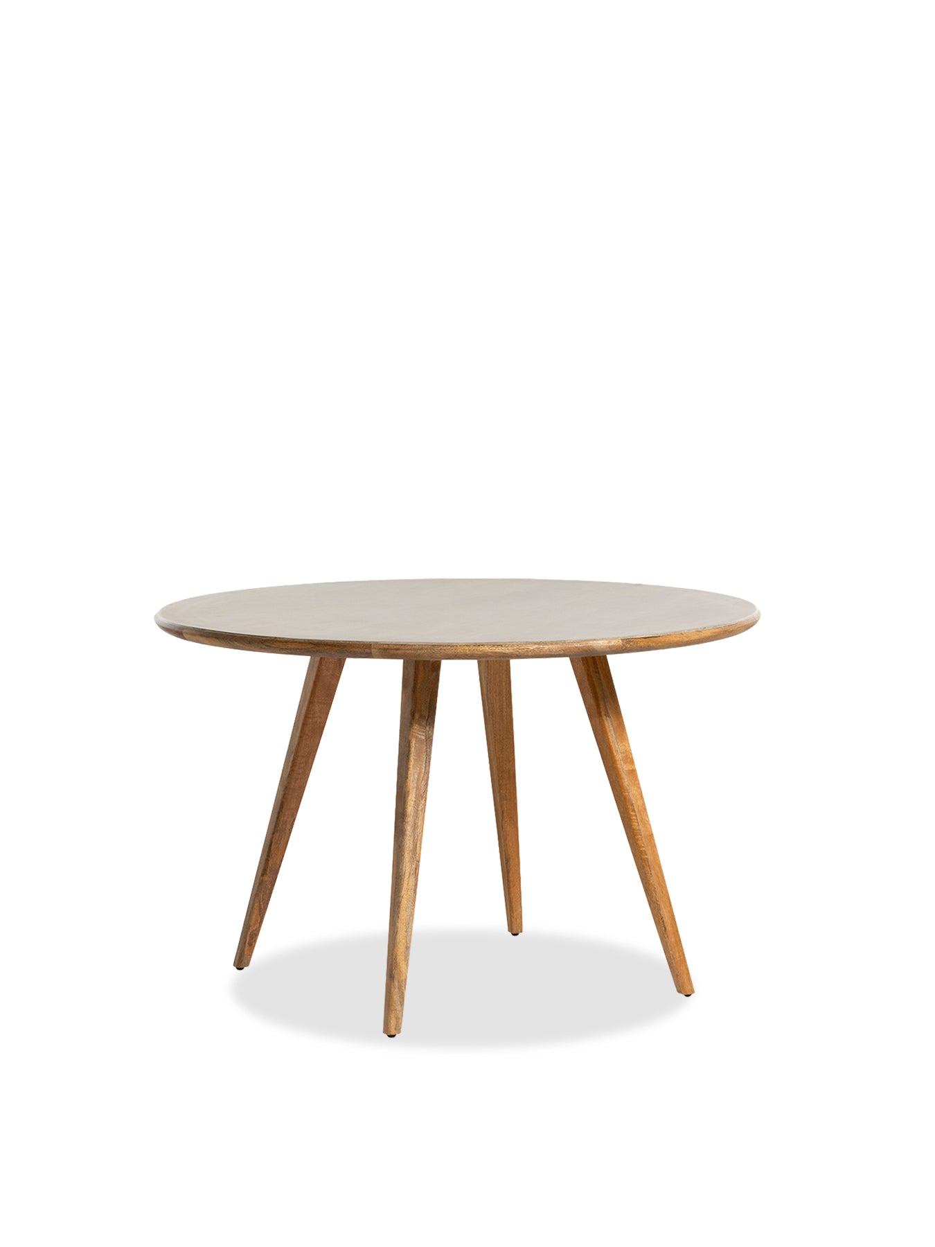 Burlington Mango Wood Round Dining Table Seats 4
