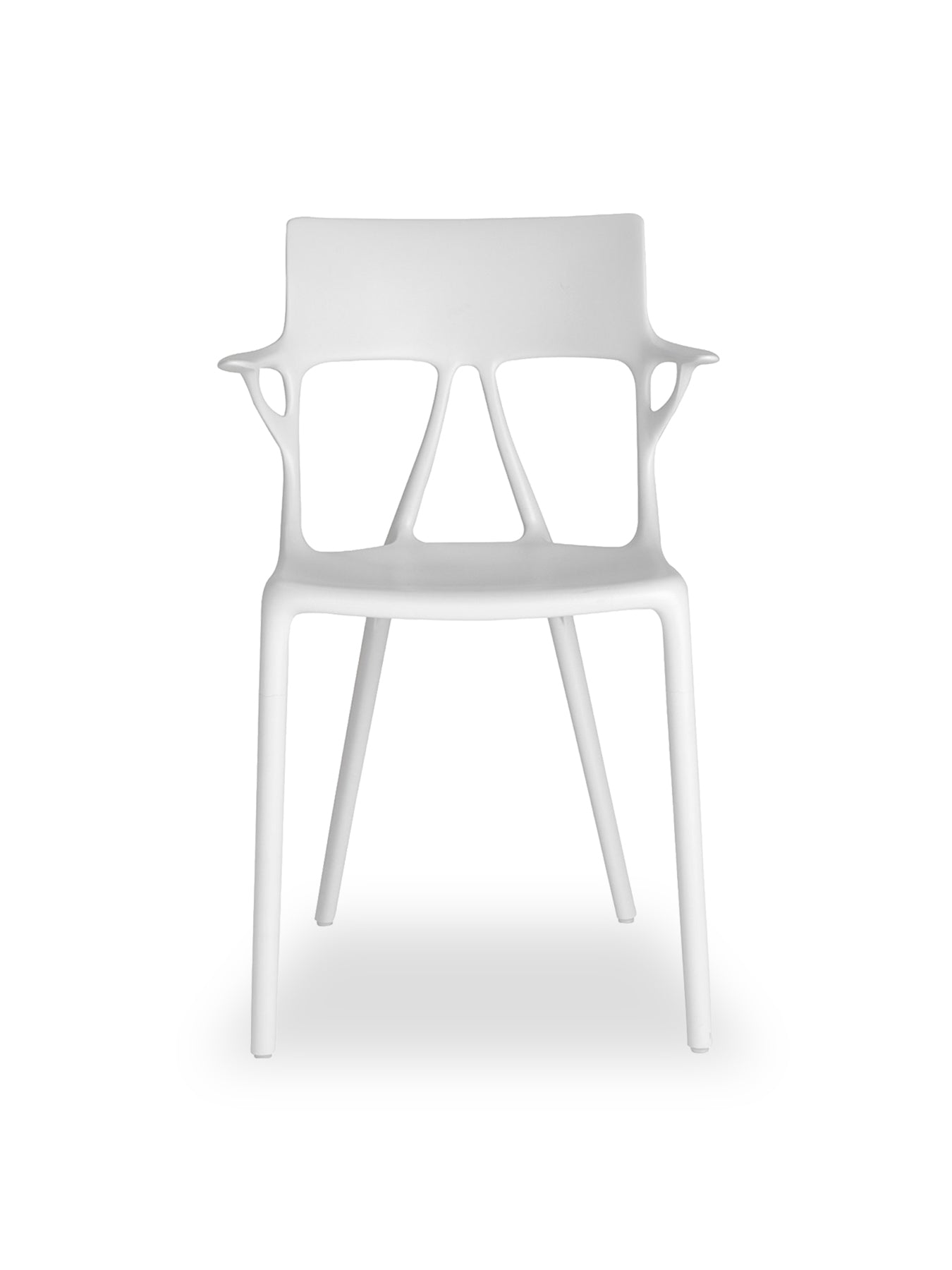 Ai Recycled Open Back Dining Chair White