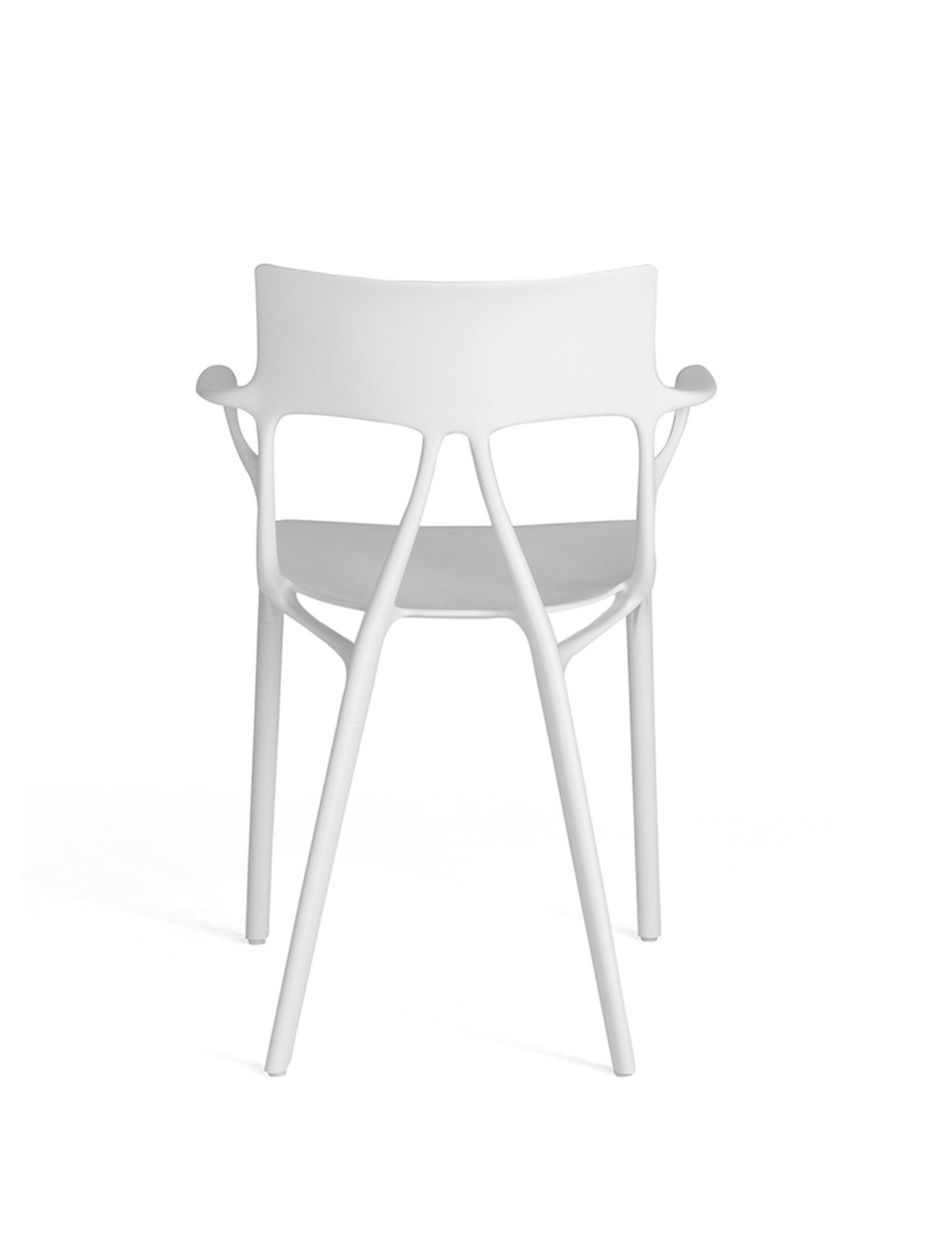 Ai Recycled Open Back Dining Chair White
